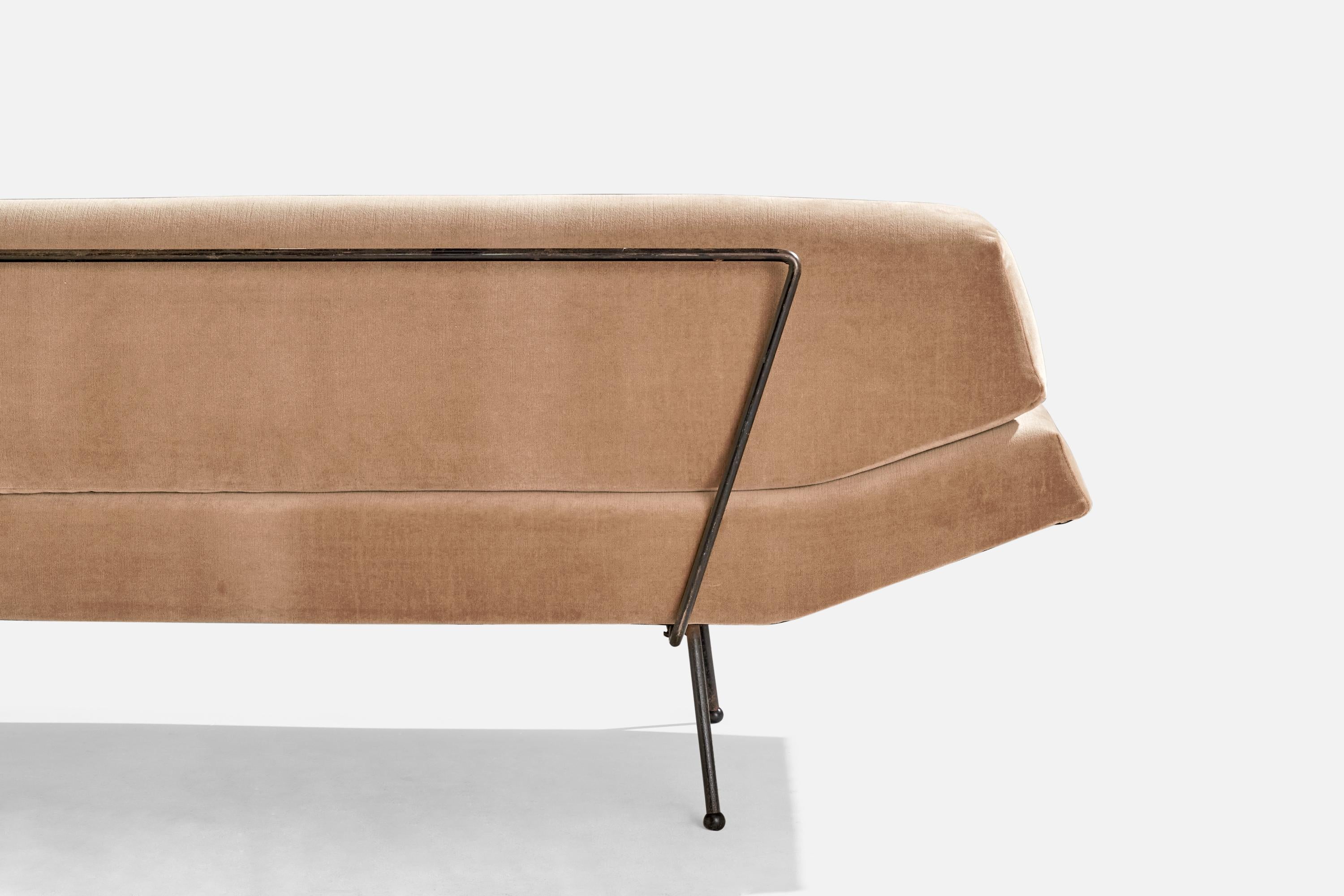 Adrian Pearsall, Sofa, Iron, Velvet, USA, 1950s 2