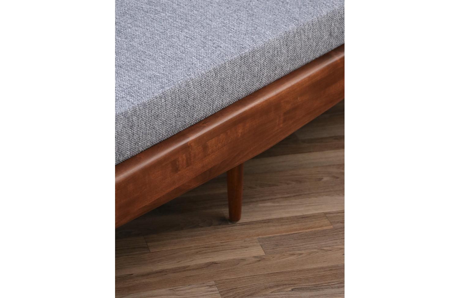 Adrian Pearsall Sofa with Travertine Side Tables for Craft Associates For Sale 9