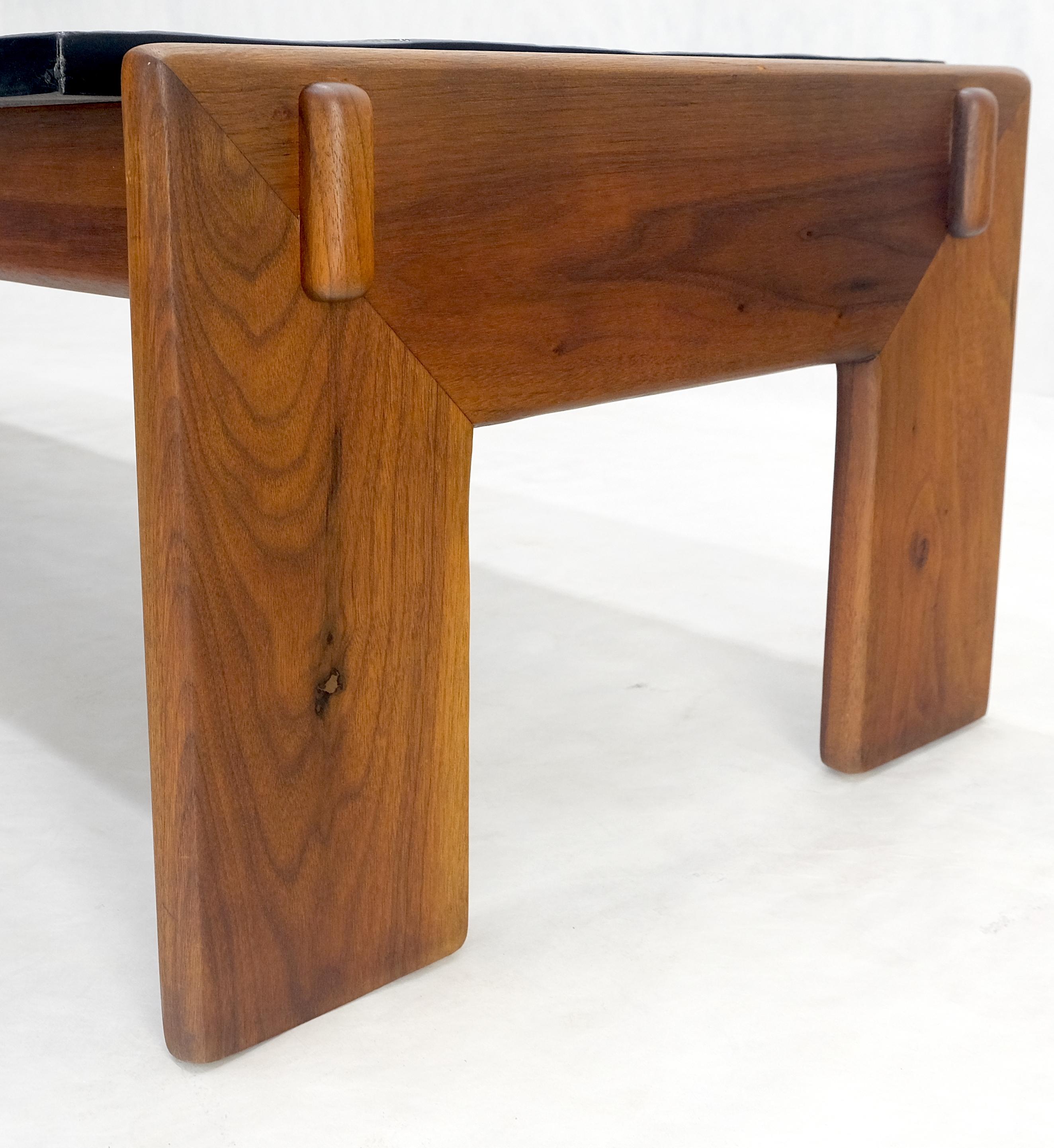 Mid-Century Modern Adrian Pearsall Solid Walnut Slate Like Top 5' Long Rectangle Coffee Table MINT! For Sale