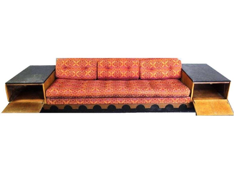 Adrian Pearsall Strictly Spanish 3 Seat Plinth Sofa Craft Ociations 1960s Mod