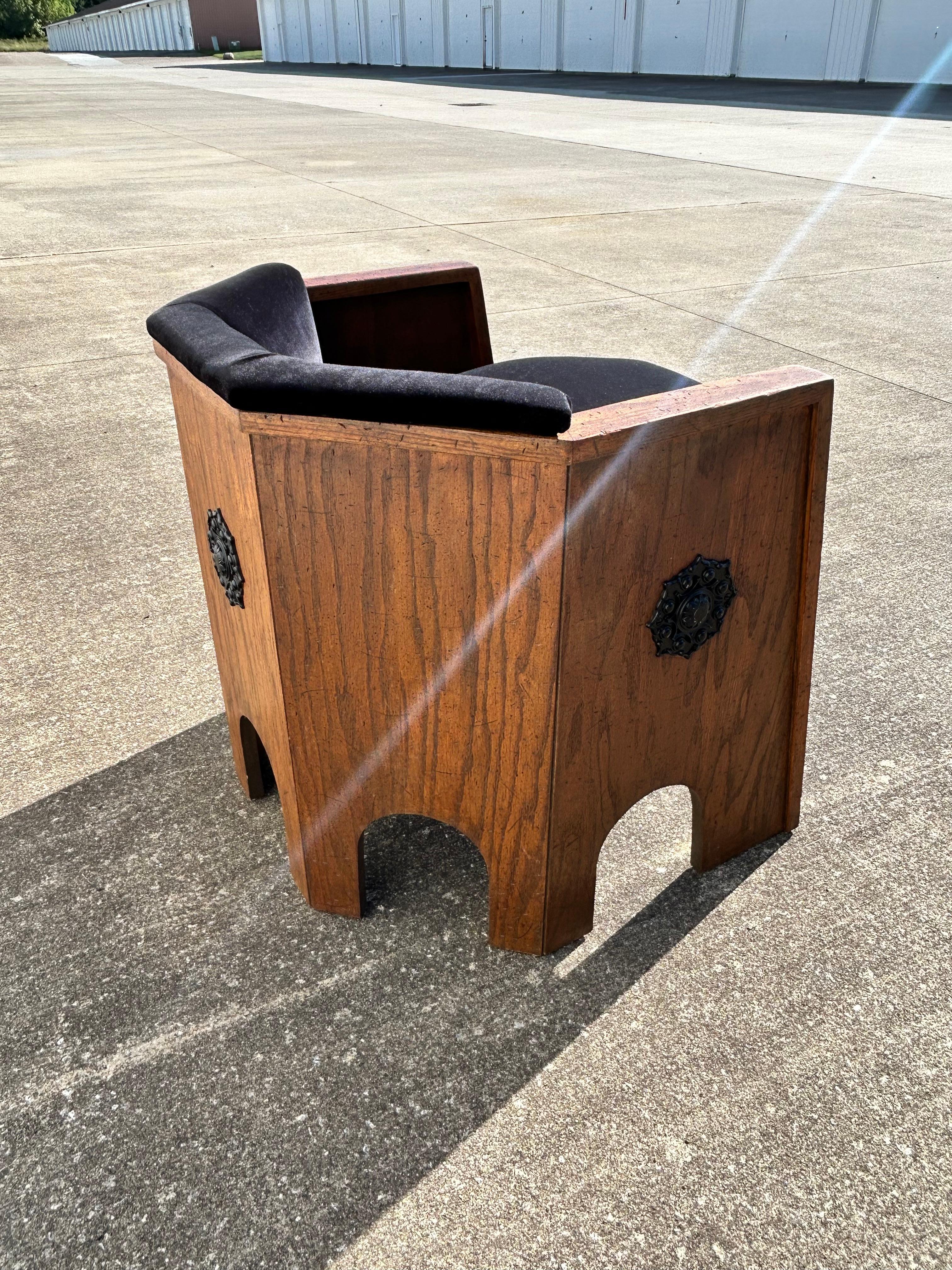 Adrian Pearsall Strictly Spanish Club Chair-Craft Associates In Good Condition For Sale In Medina, OH