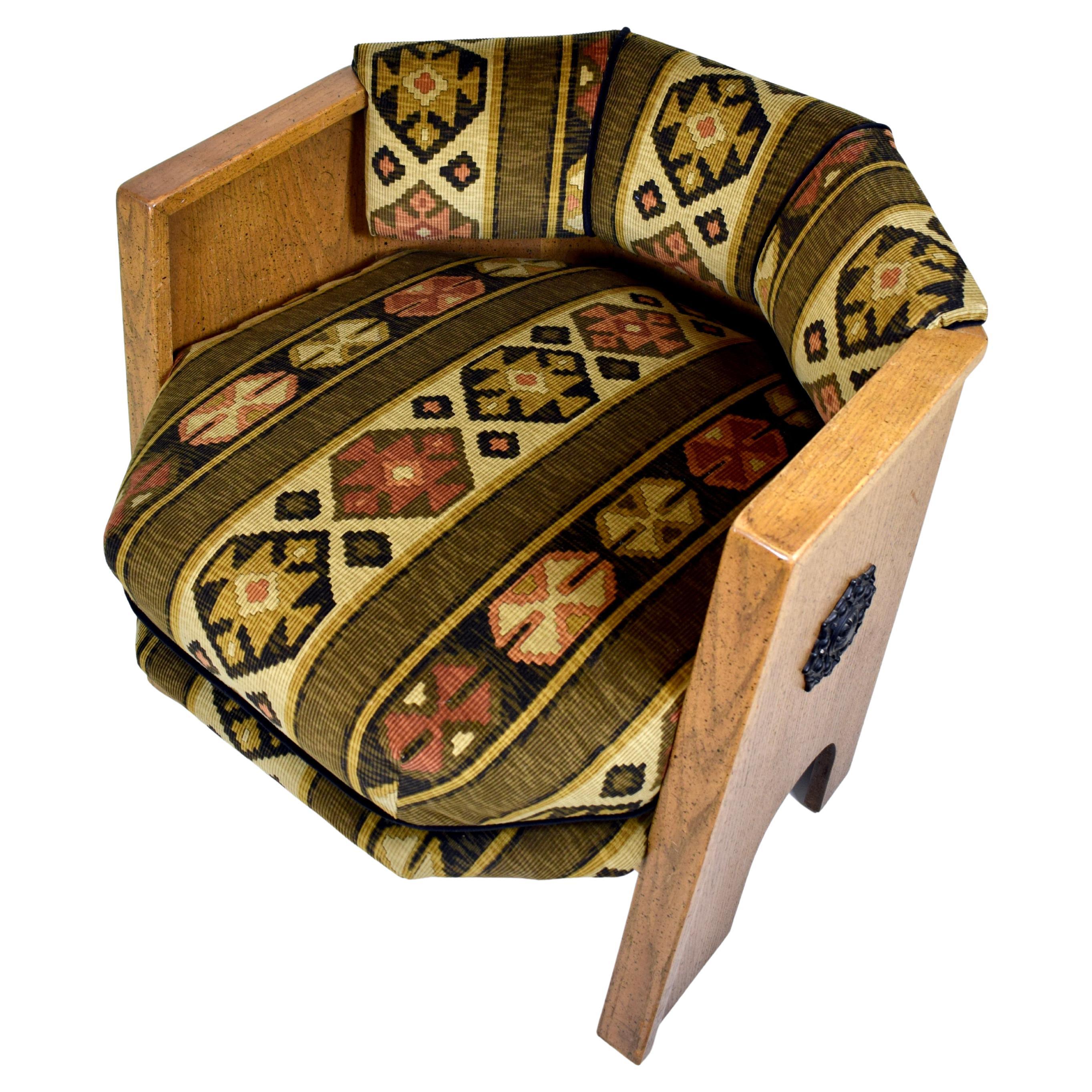 20th Century Adrian Pearsall Strictly Spanish Club Chair