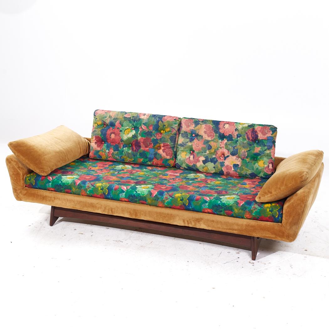 Upholstery Adrian Pearsall Style Flexsteel Mid Century Gondola Sofa
