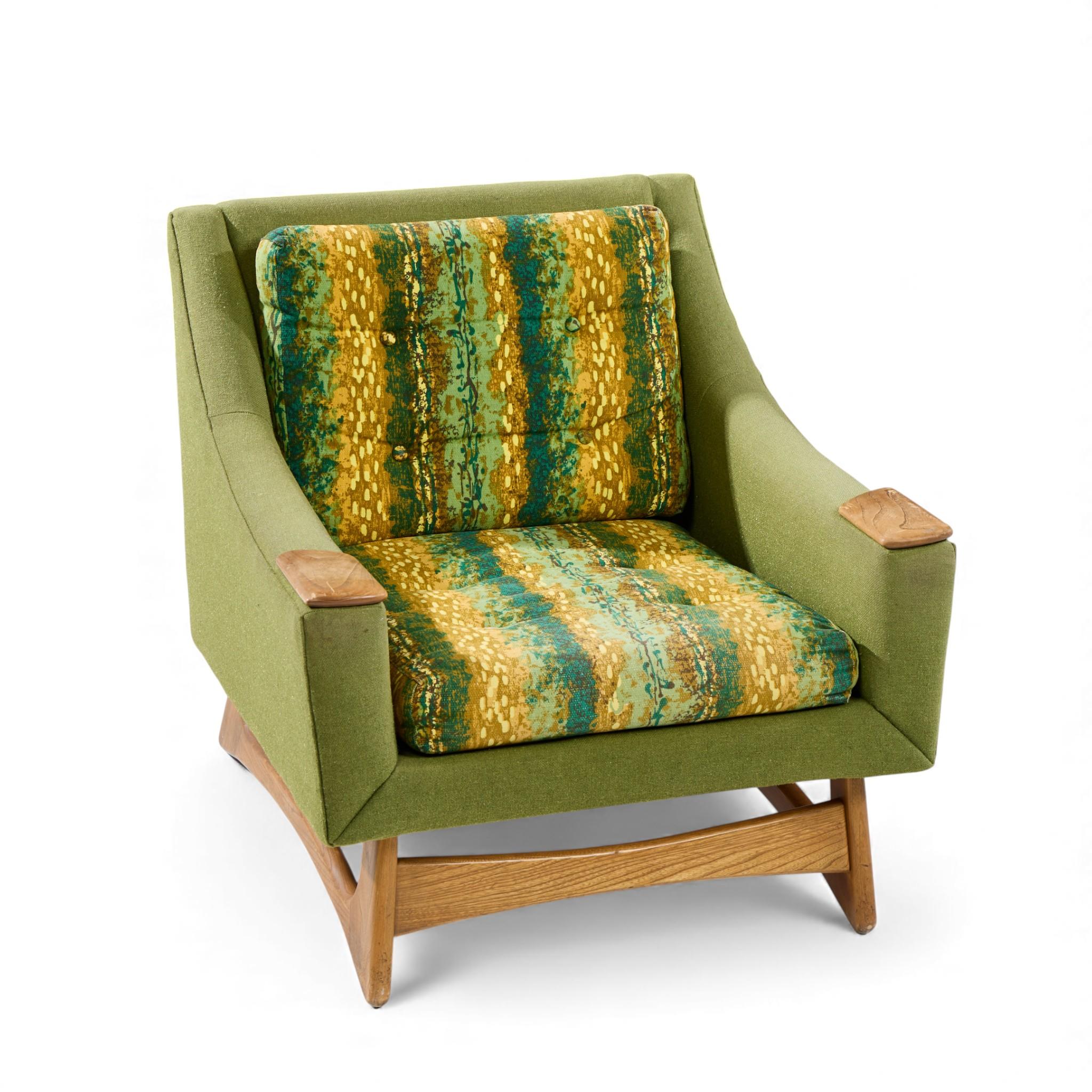 Adrian Pearsall Style Kroehler American Leisure Walnut Lounge Chairs - Pair im Angebot 6