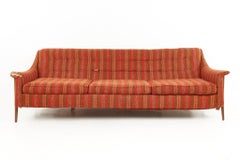 Adrian Pearsall Style Kroehler Avant Mid Century Walnut Sofa
