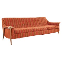 Adrian Pearsall Style Kroehler Avant Mid Century Walnut Sofa