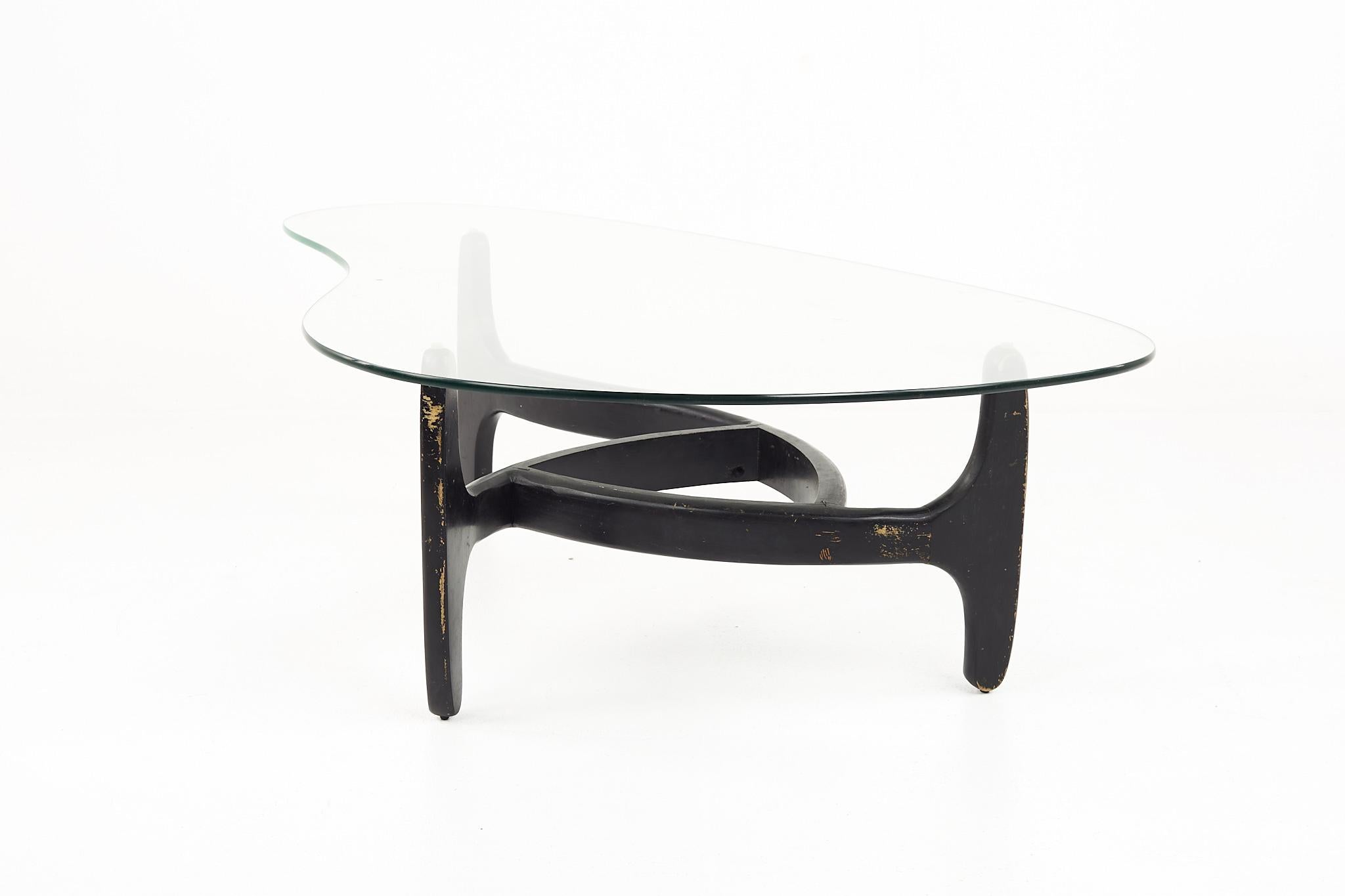 American Adrian Pearsall Style Kroehler Mid Century Coffee Table