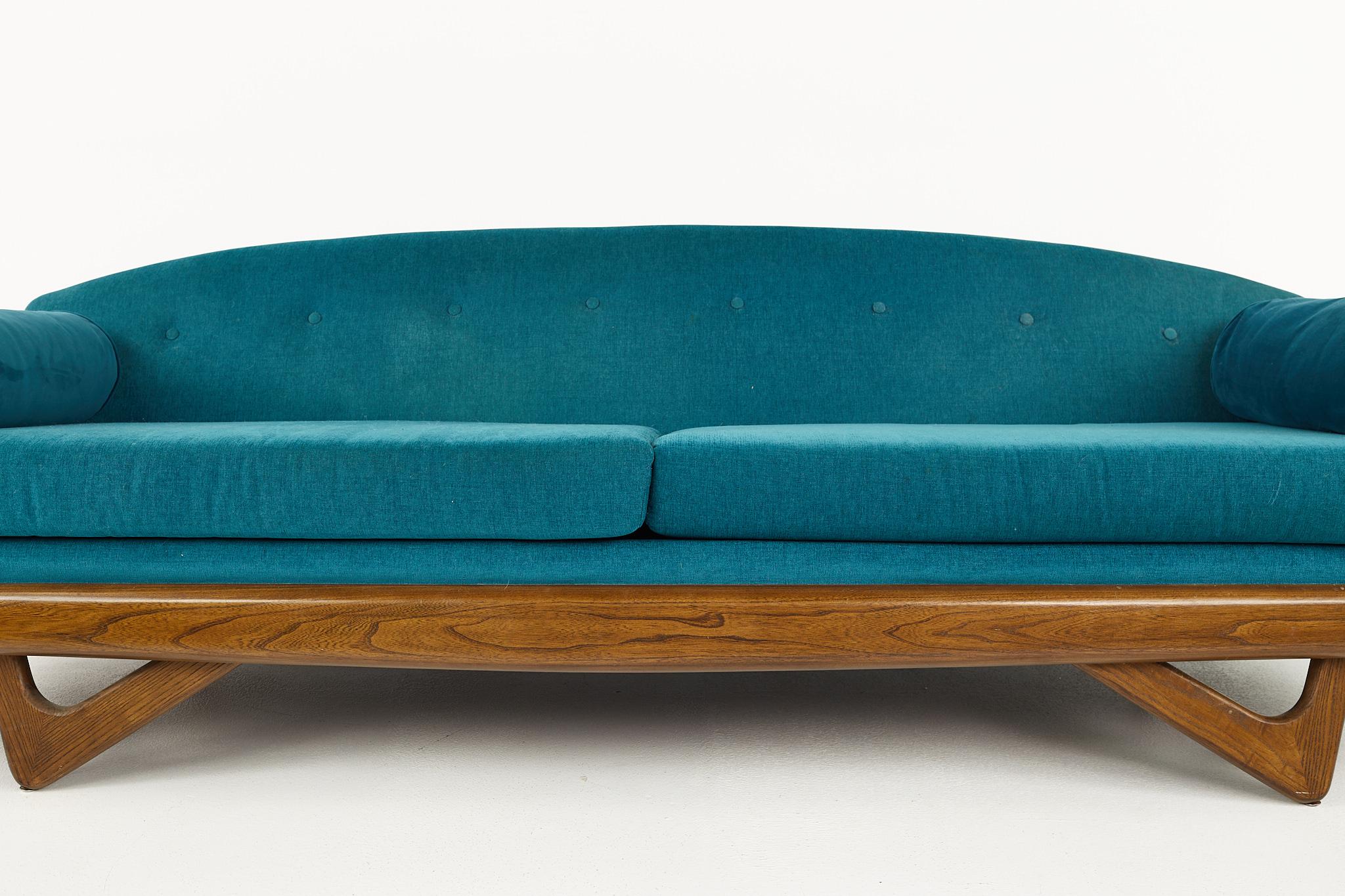 Mid-Century Modern Adrian Pearsall Style Kroehler Mid Century Gondola Sofa