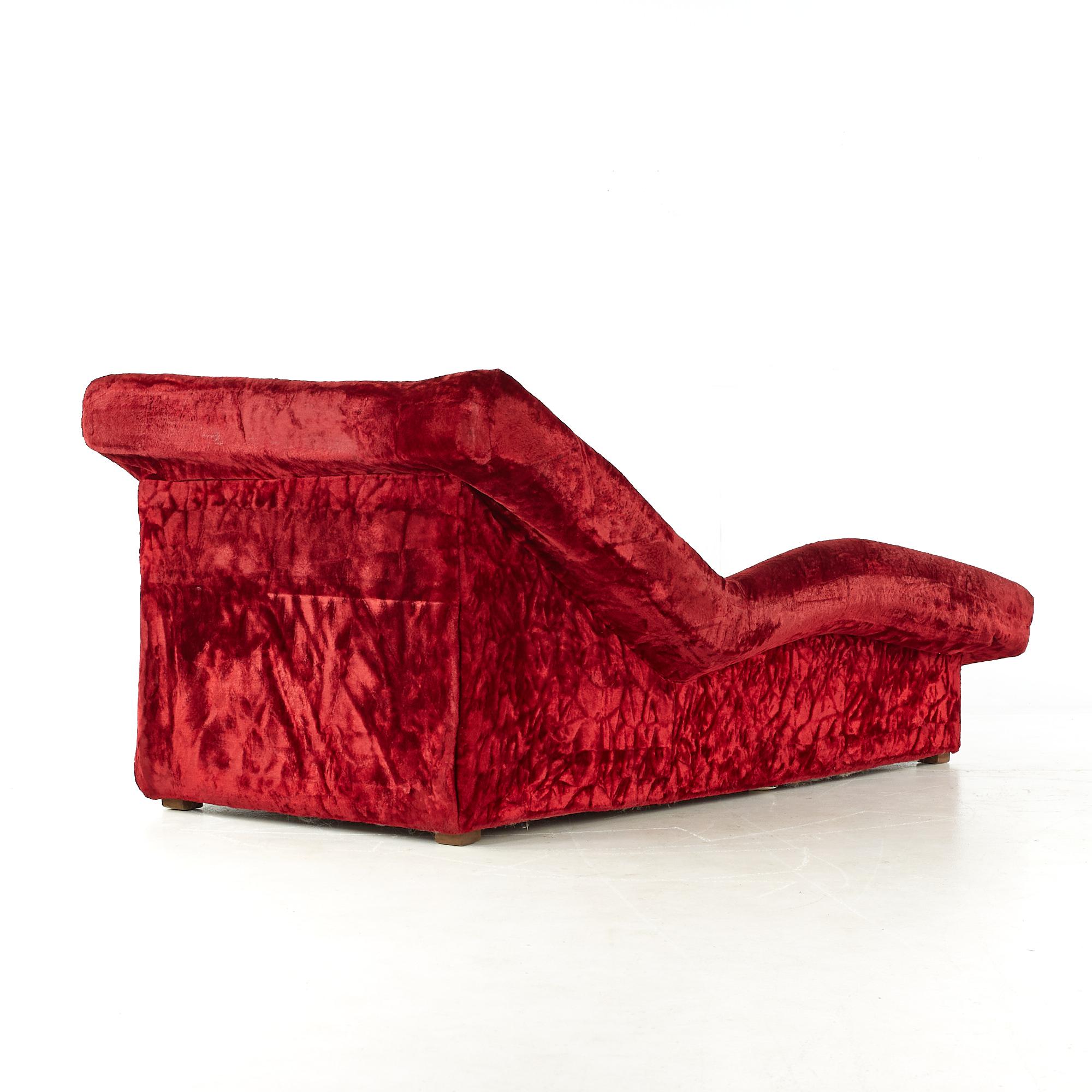 Adrian Pearsall Style Mid Century Chaise Lounge Chair For Sale at 1stDibs