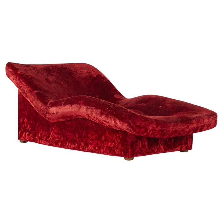 Adrian Pearsall Style Mid Century Chaise Lounge Chair For Sale at 1stDibs