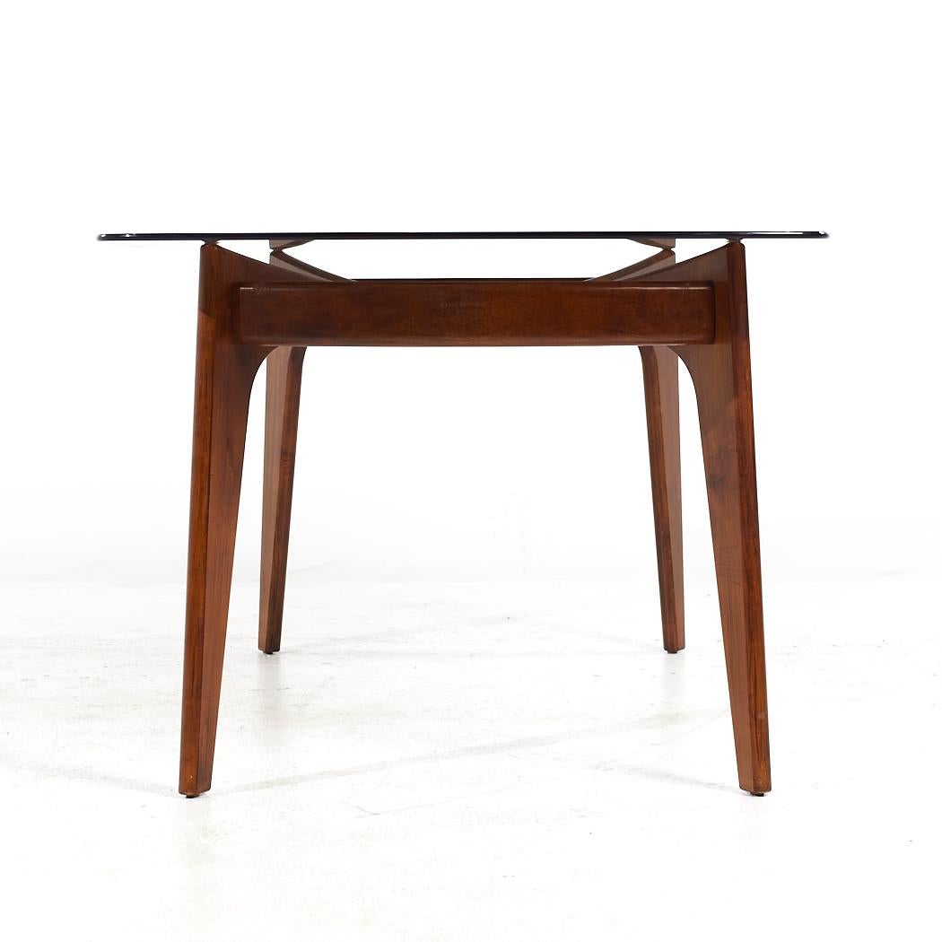 American Adrian Pearsall Style Mid Century Compass Dining Table For Sale