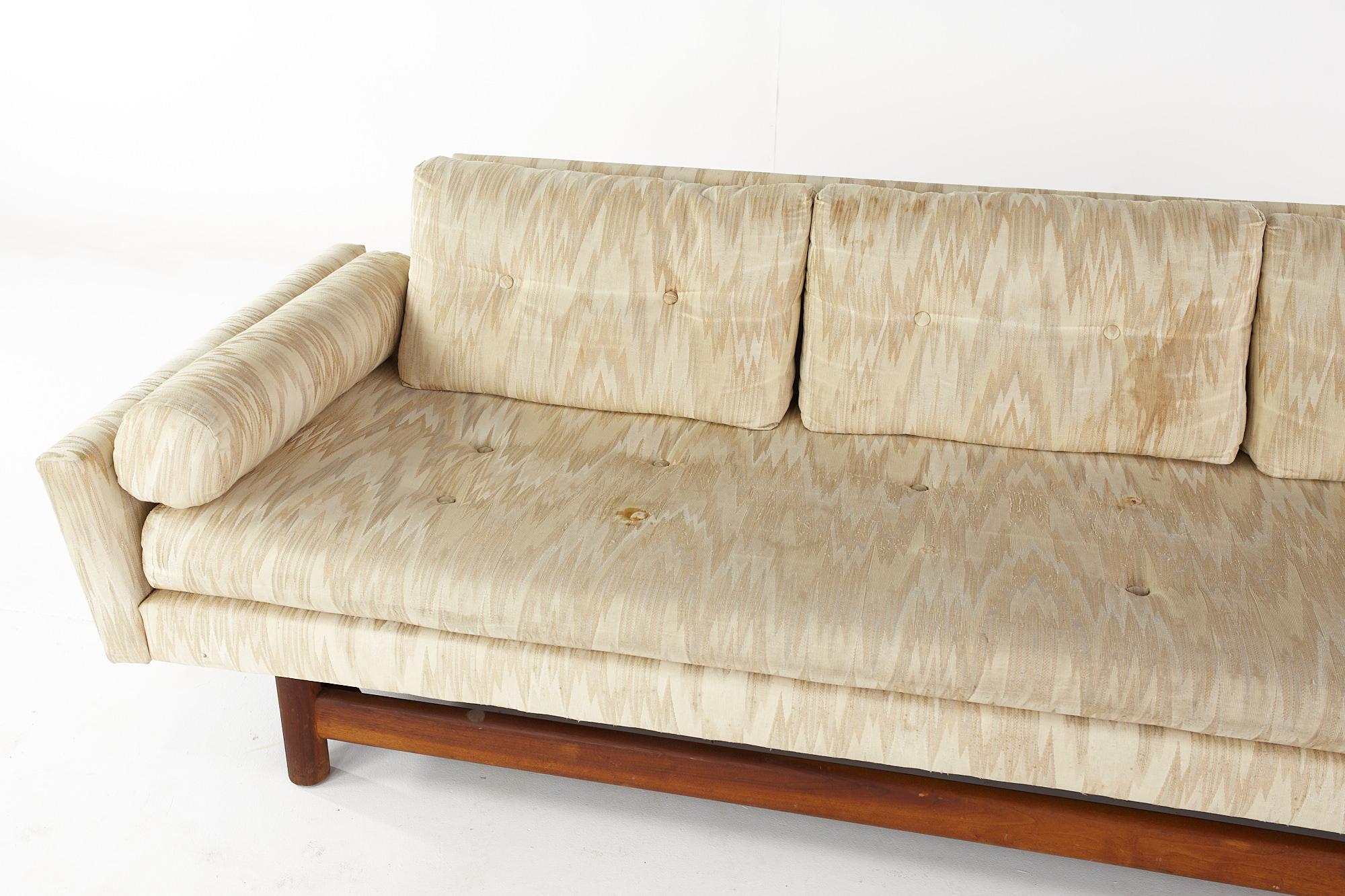 American Adrian Pearsall Style Mid Century Gondola Sofa For Sale