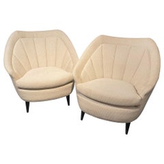 Adrian Pearsall Style Mid-Century Modern Lounge Chairs, Armchairs