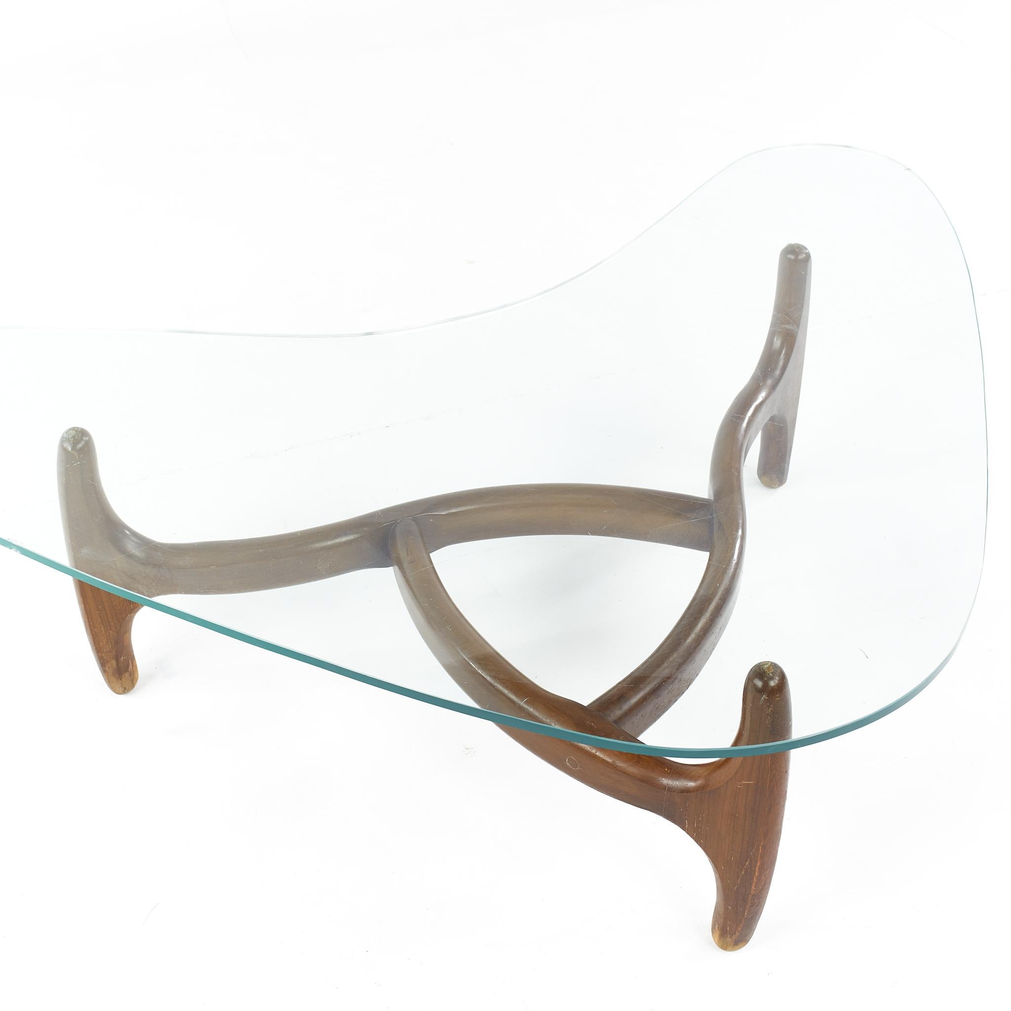 Late 20th Century Adrian Pearsall Style Mid Century Tong Coffee Table
