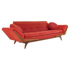 Adrian Pearsall Style Rowe Mid Century Gondola Sofa