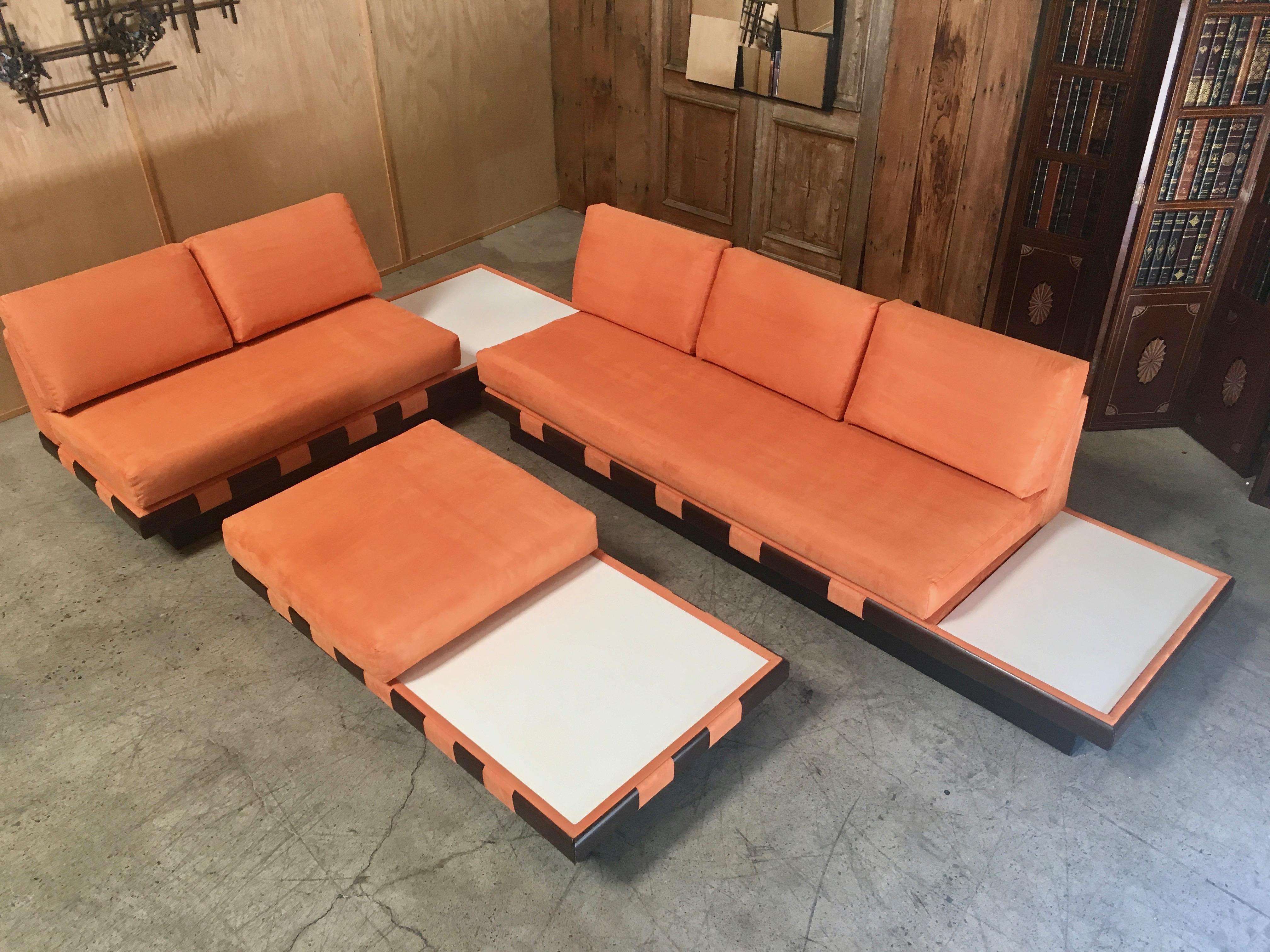 Adrian Pearsall Style Sofa Sectional and Coffee Table 1