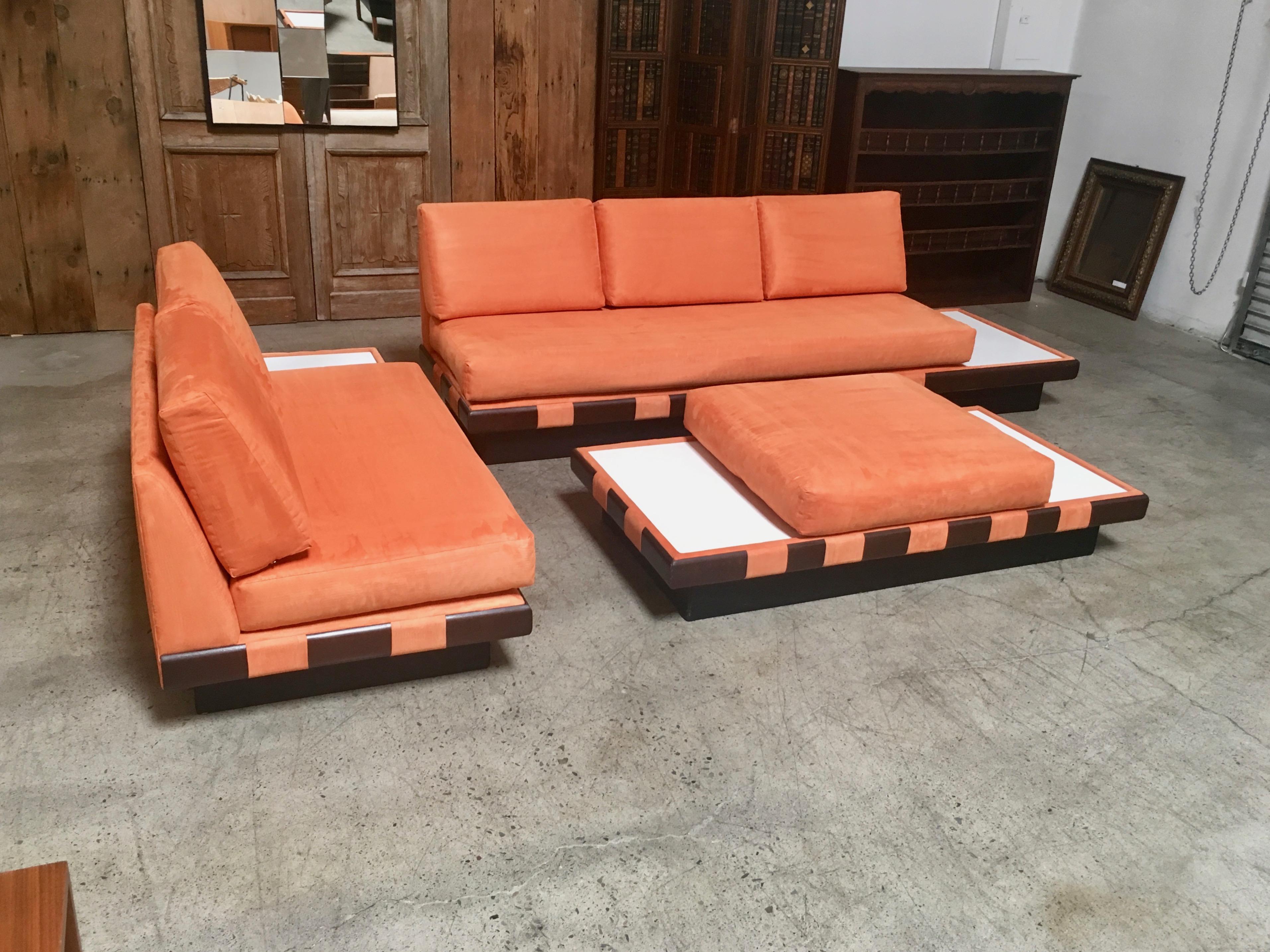 Adrian Pearsall Style Sofa Sectional and Coffee Table 3