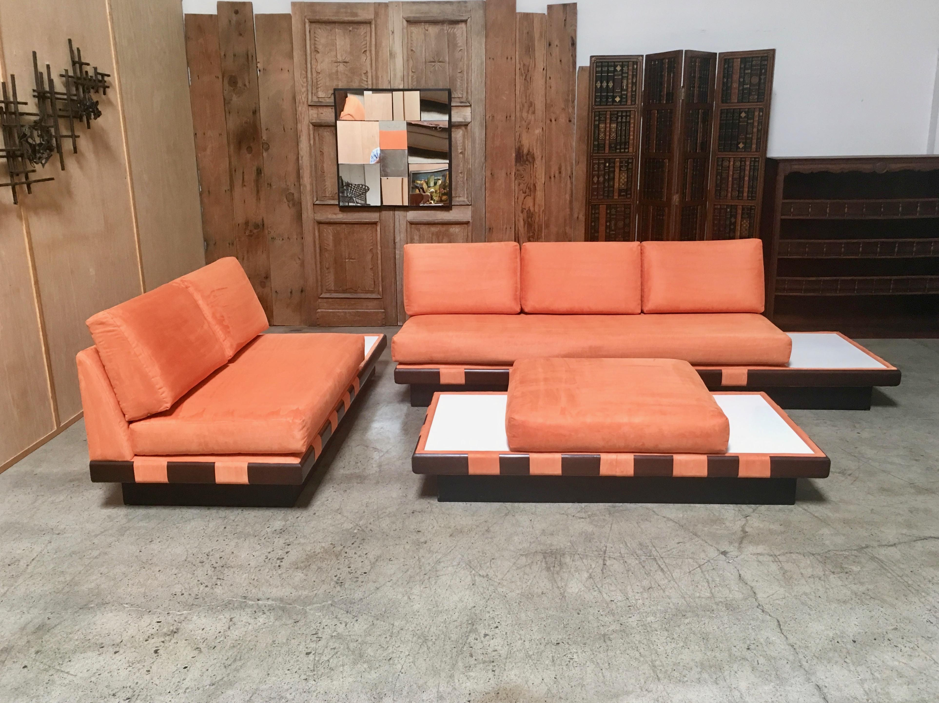 American Adrian Pearsall Style Sofa Sectional and Coffee Table