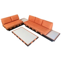 Adrian Pearsall Style Sofa Sectional and Coffee Table