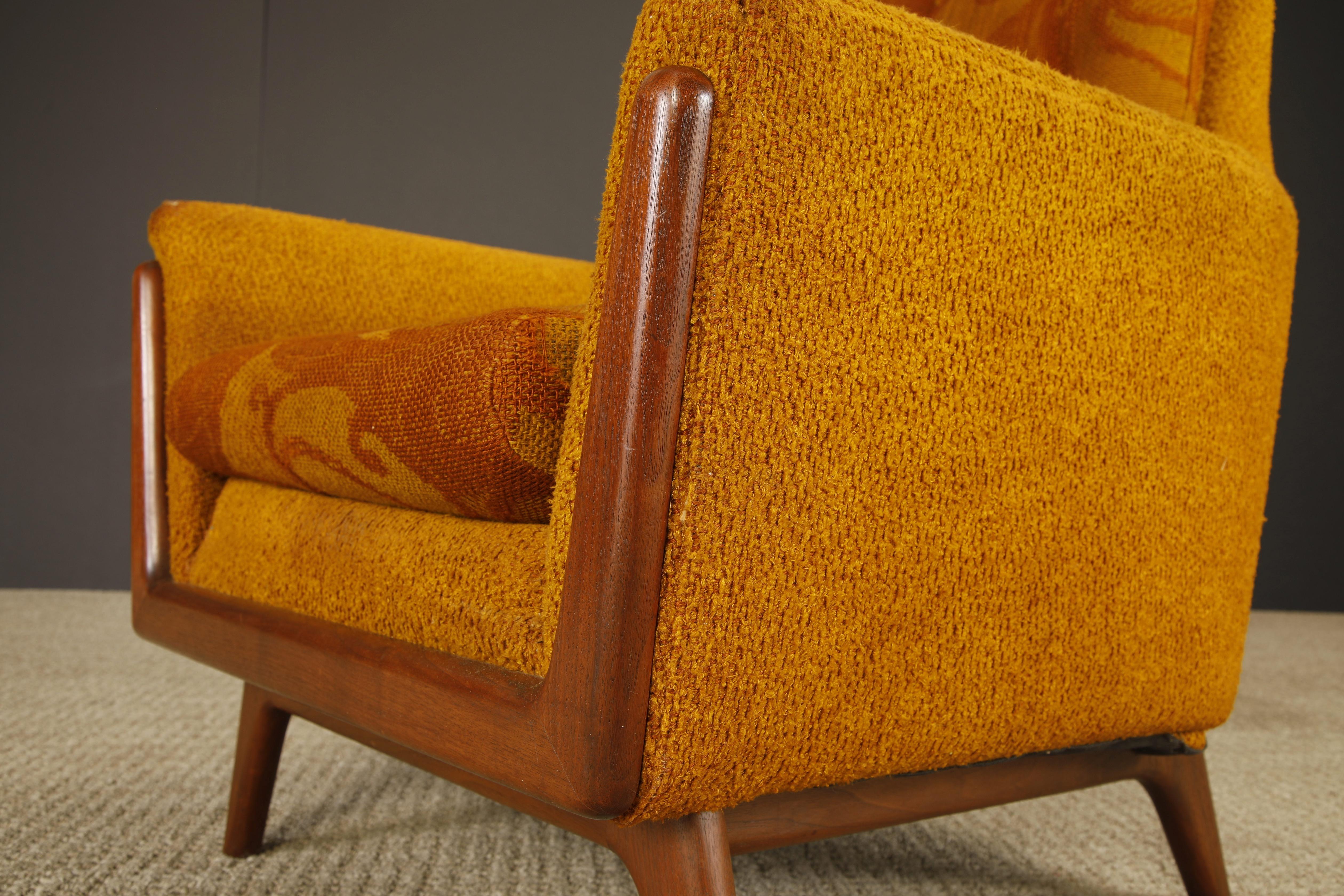 Adrian Pearsall Styled Vintage Sculptural Wood Lounge Armchair, 1960s For Sale 6