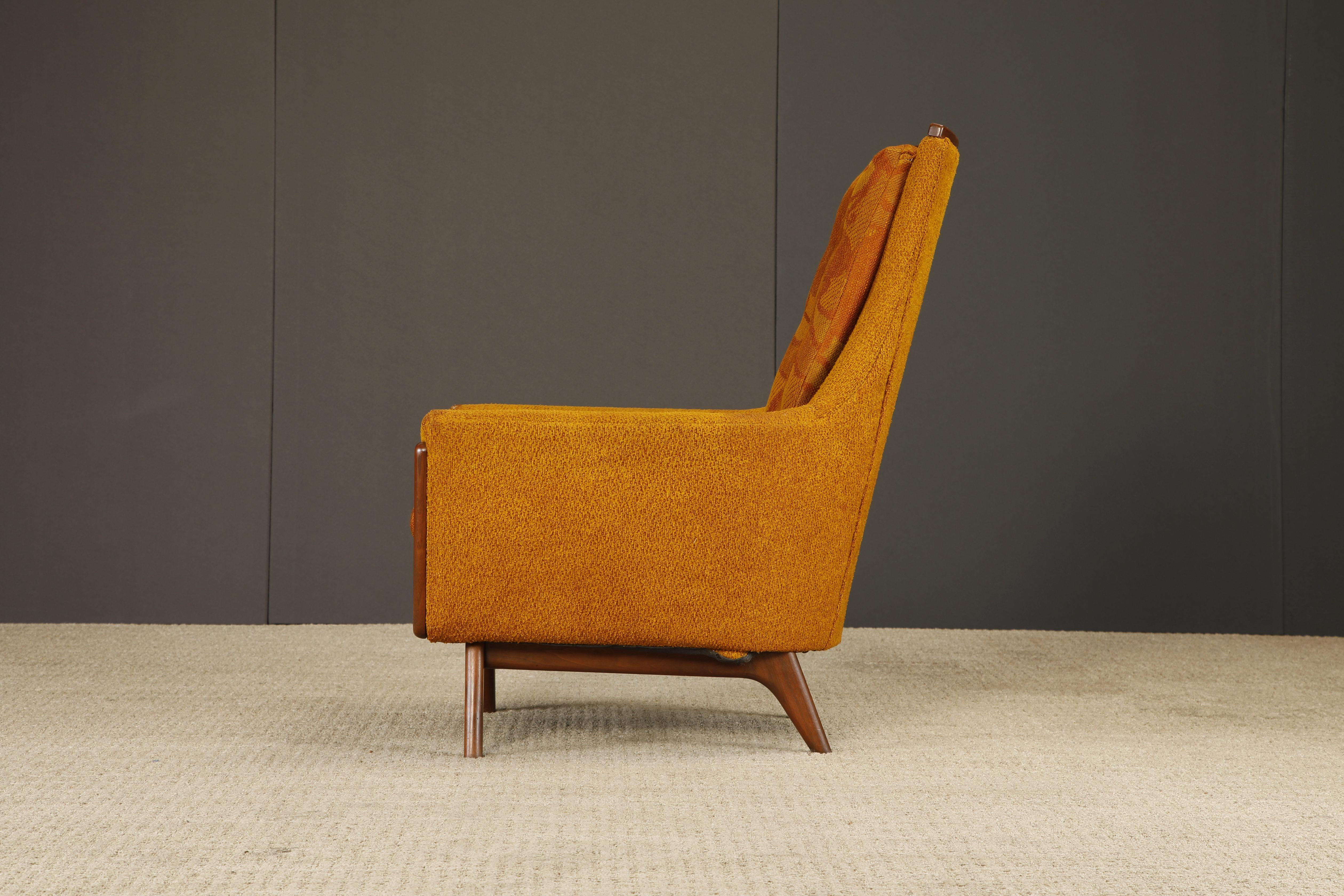 Adrian Pearsall Styled Vintage Sculptural Wood Lounge Armchair, 1960s For Sale 7