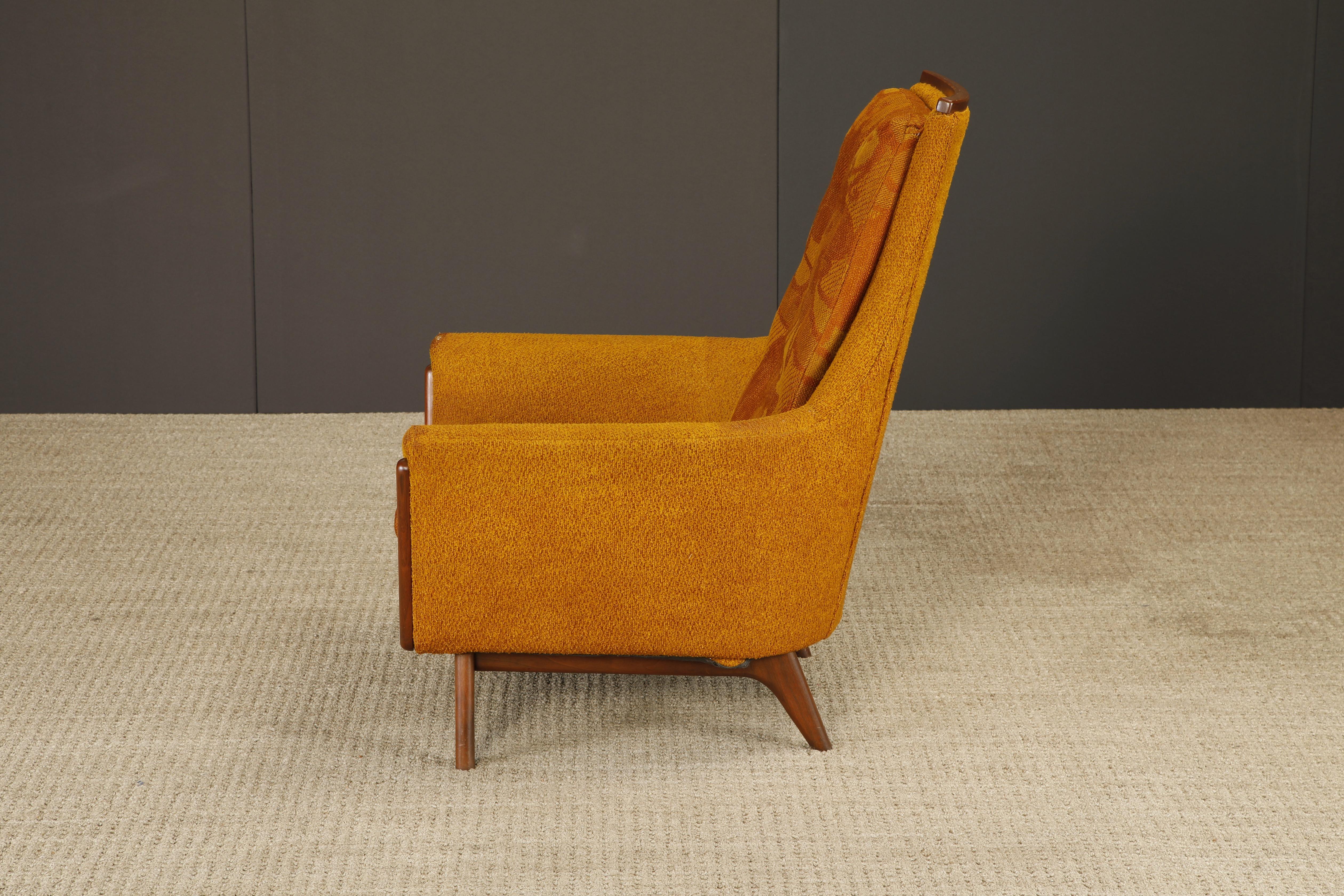Adrian Pearsall Styled Vintage Sculptural Wood Lounge Armchair, 1960s For Sale 8