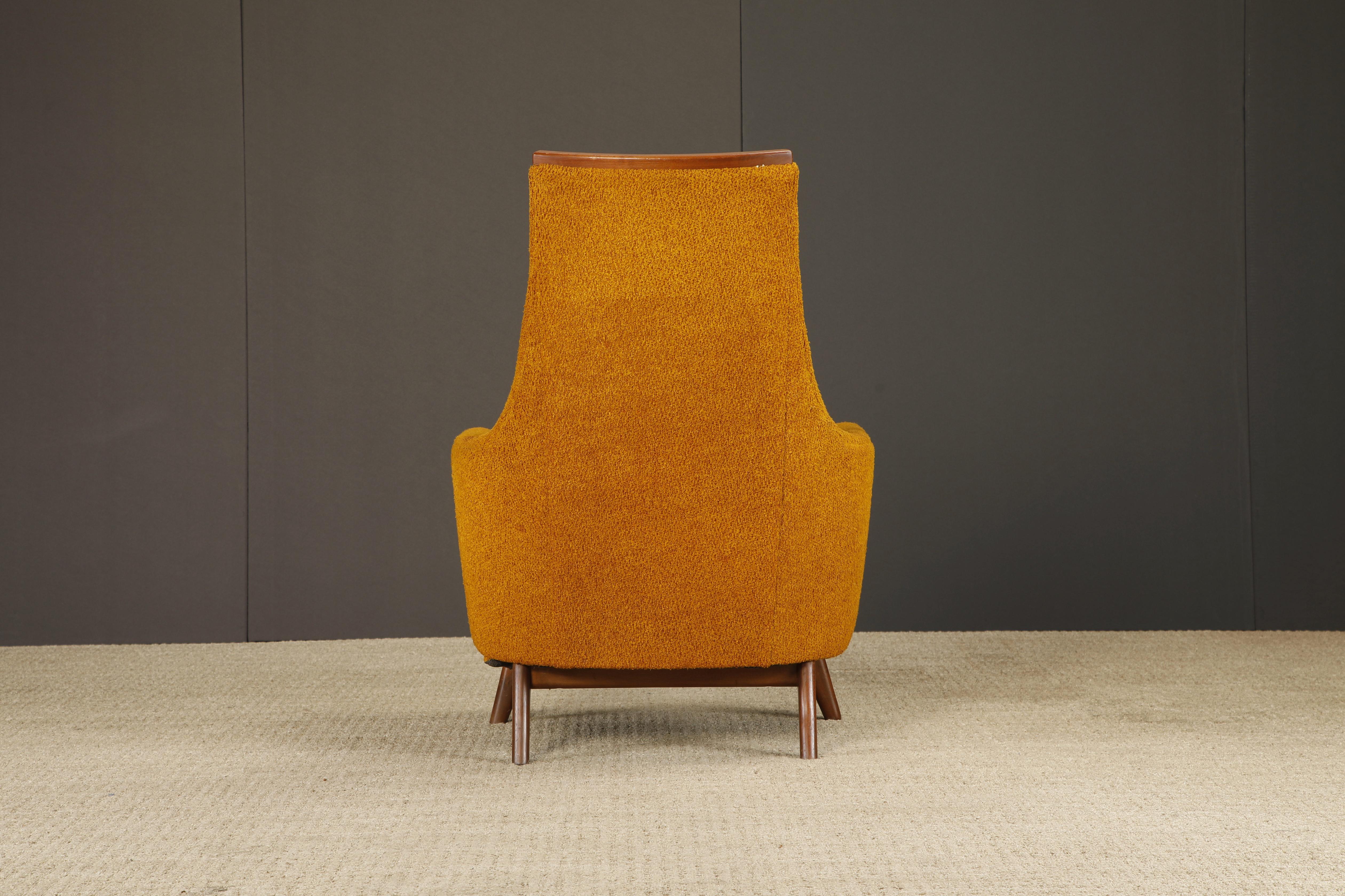 Adrian Pearsall Styled Vintage Sculptural Wood Lounge Armchair, 1960s For Sale 12