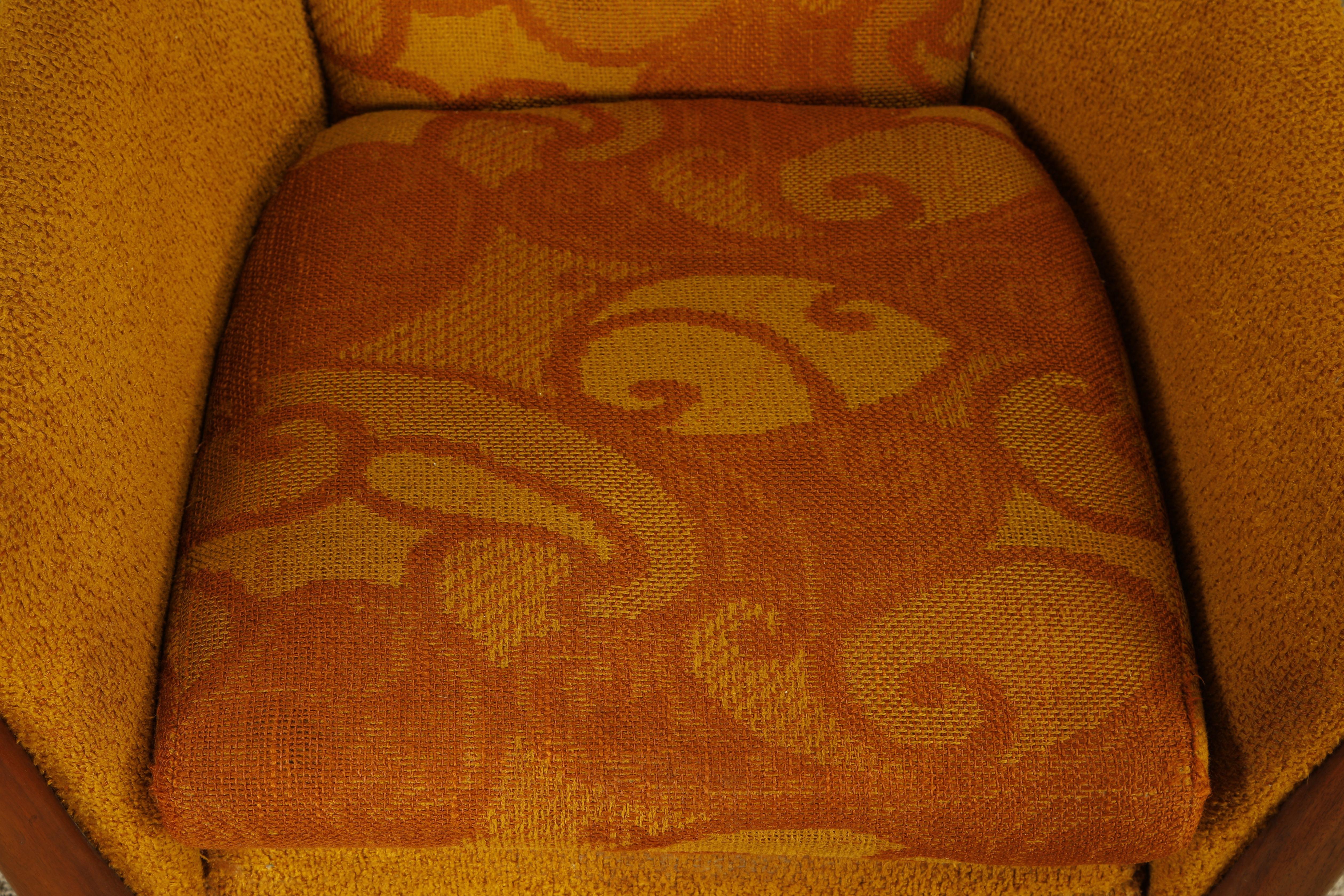 Adrian Pearsall Styled Vintage Sculptural Wood Lounge Armchair, 1960s For Sale 1
