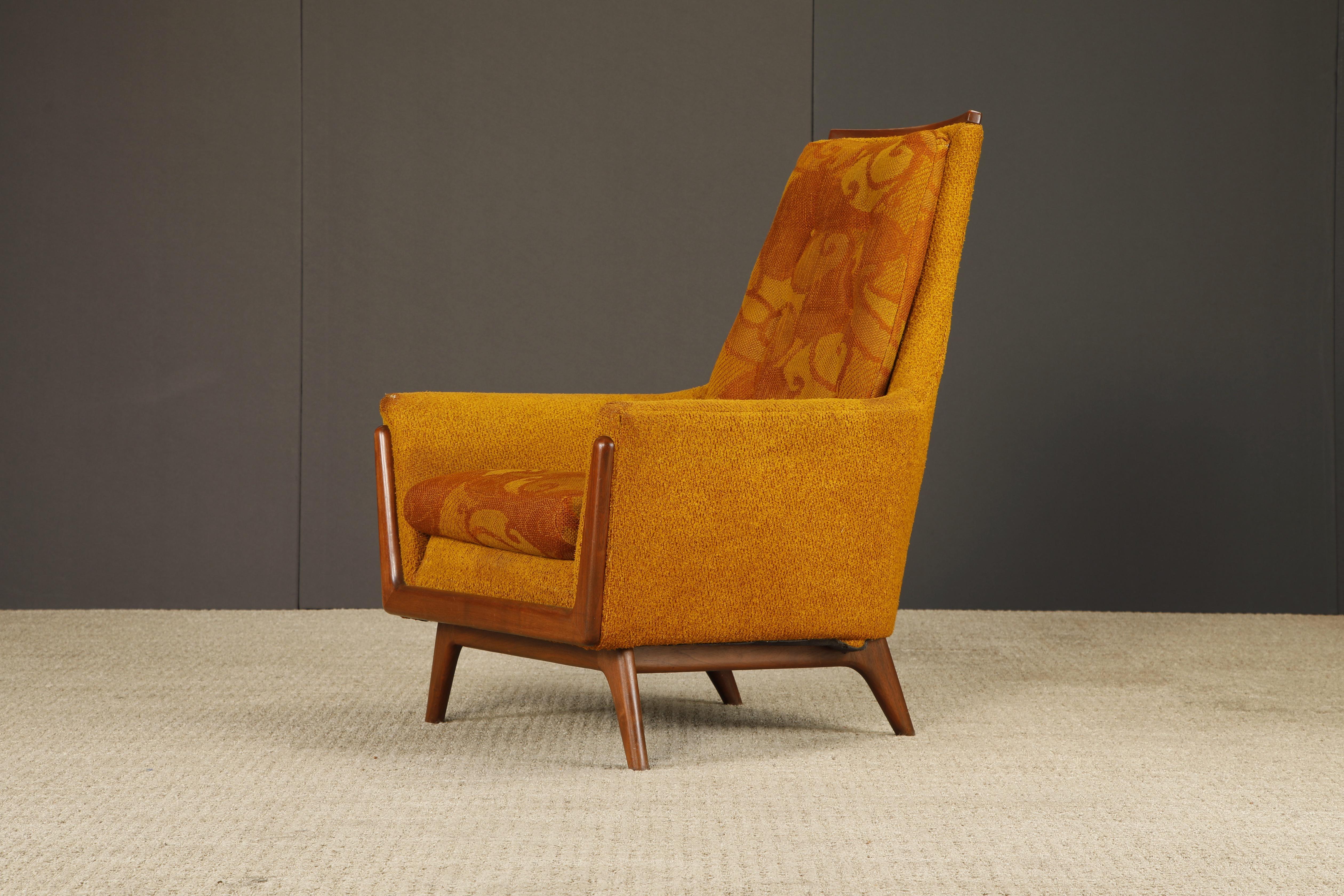 Adrian Pearsall Styled Vintage Sculptural Wood Lounge Armchair, 1960s For Sale 2