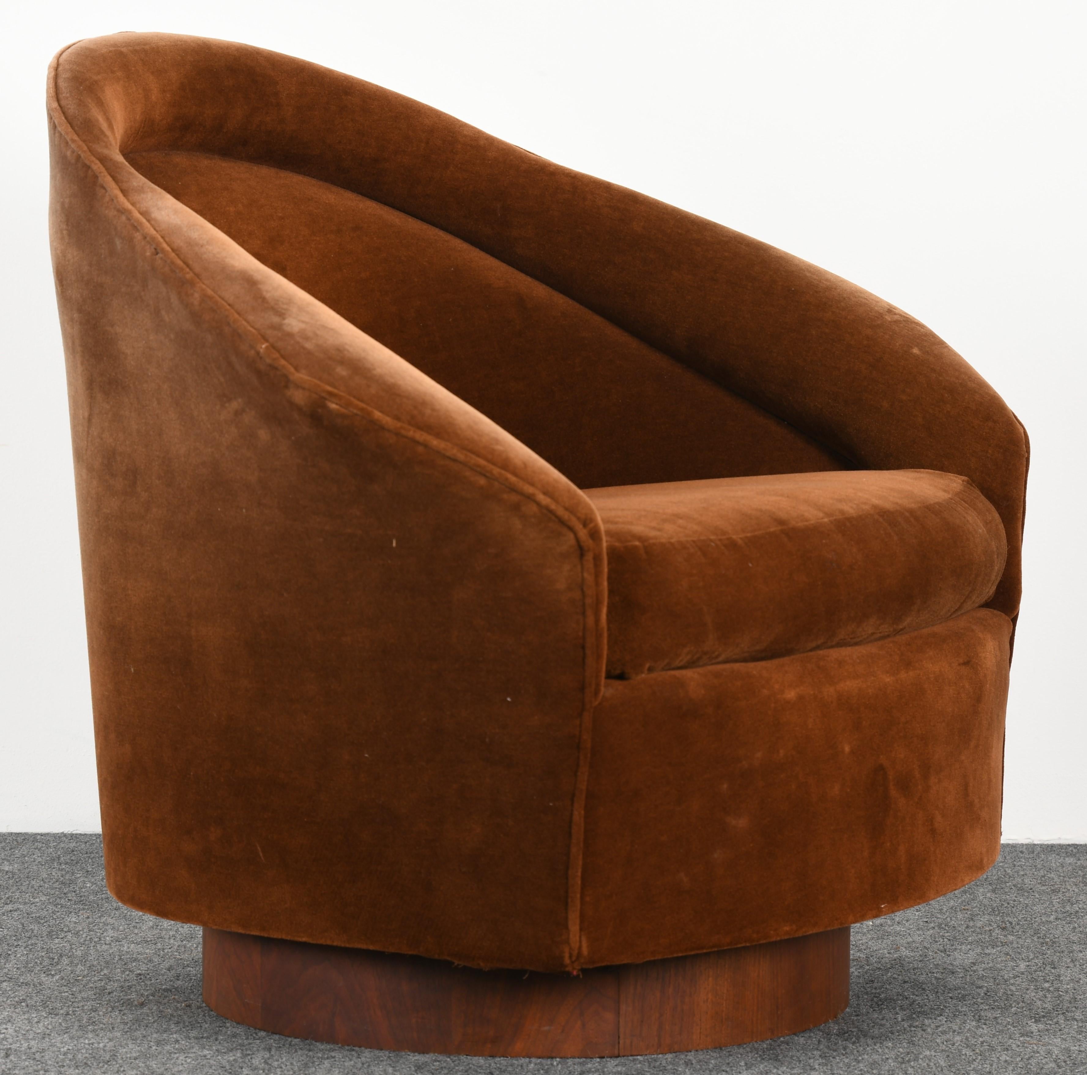 Mid-Century Modern Adrian Pearsall Swivel Chair for Craft Associates, 1960s