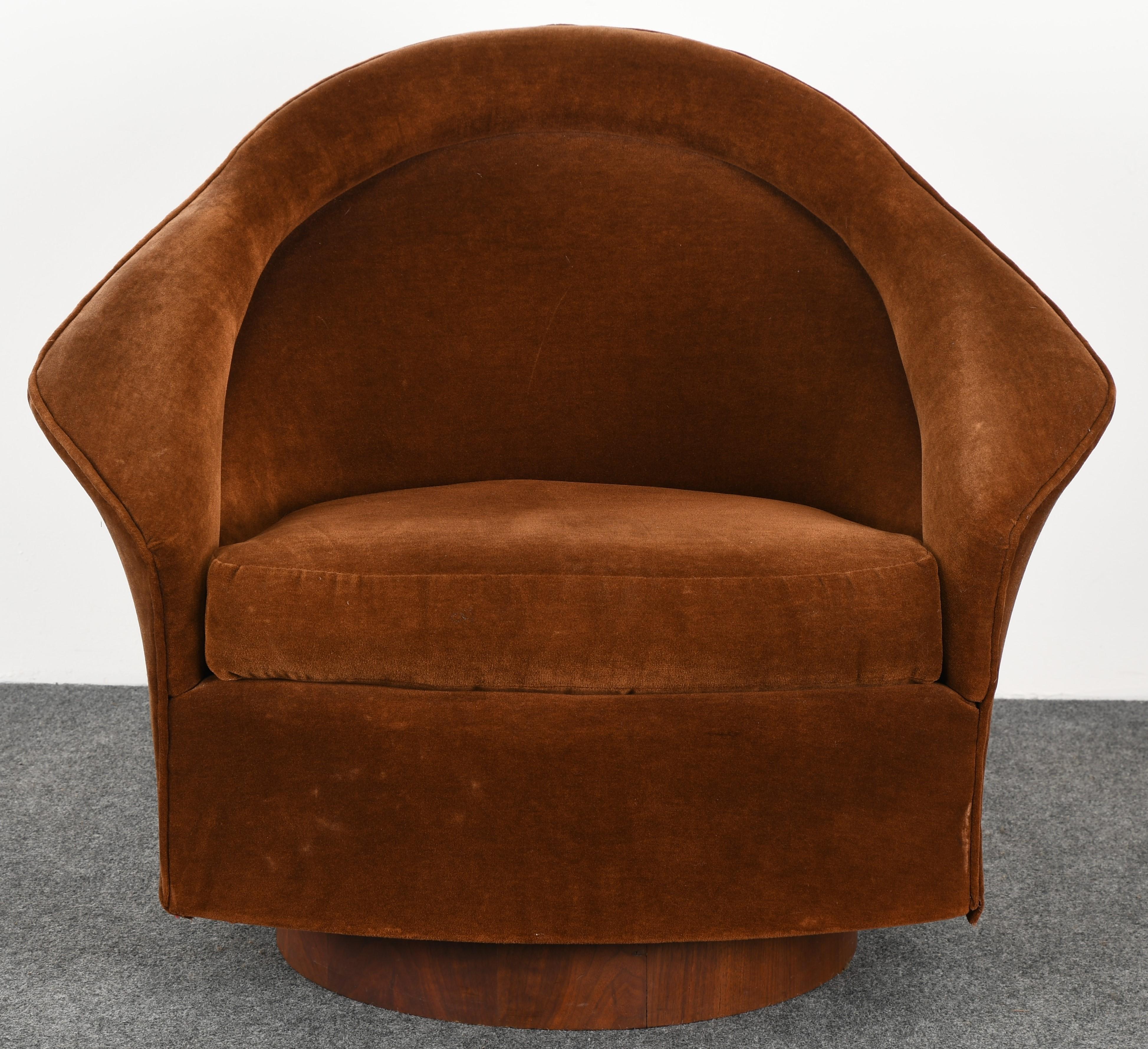 American Adrian Pearsall Swivel Chair for Craft Associates, 1960s