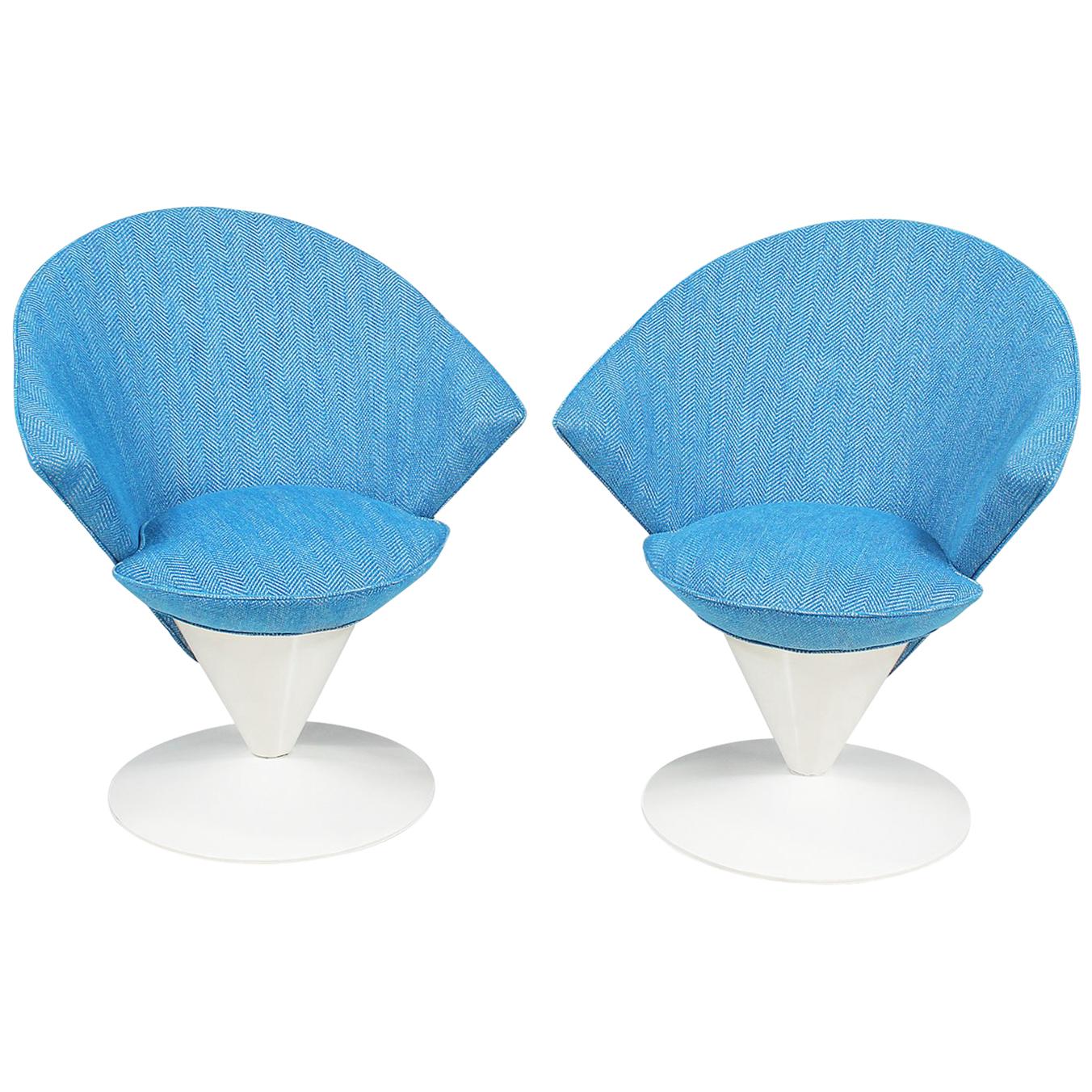 Adrian Pearsall Swivel “Cone” Chairs for Craft Associates