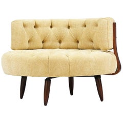 Adrian Pearsall Swivel Tufted Chair for Craft Associates