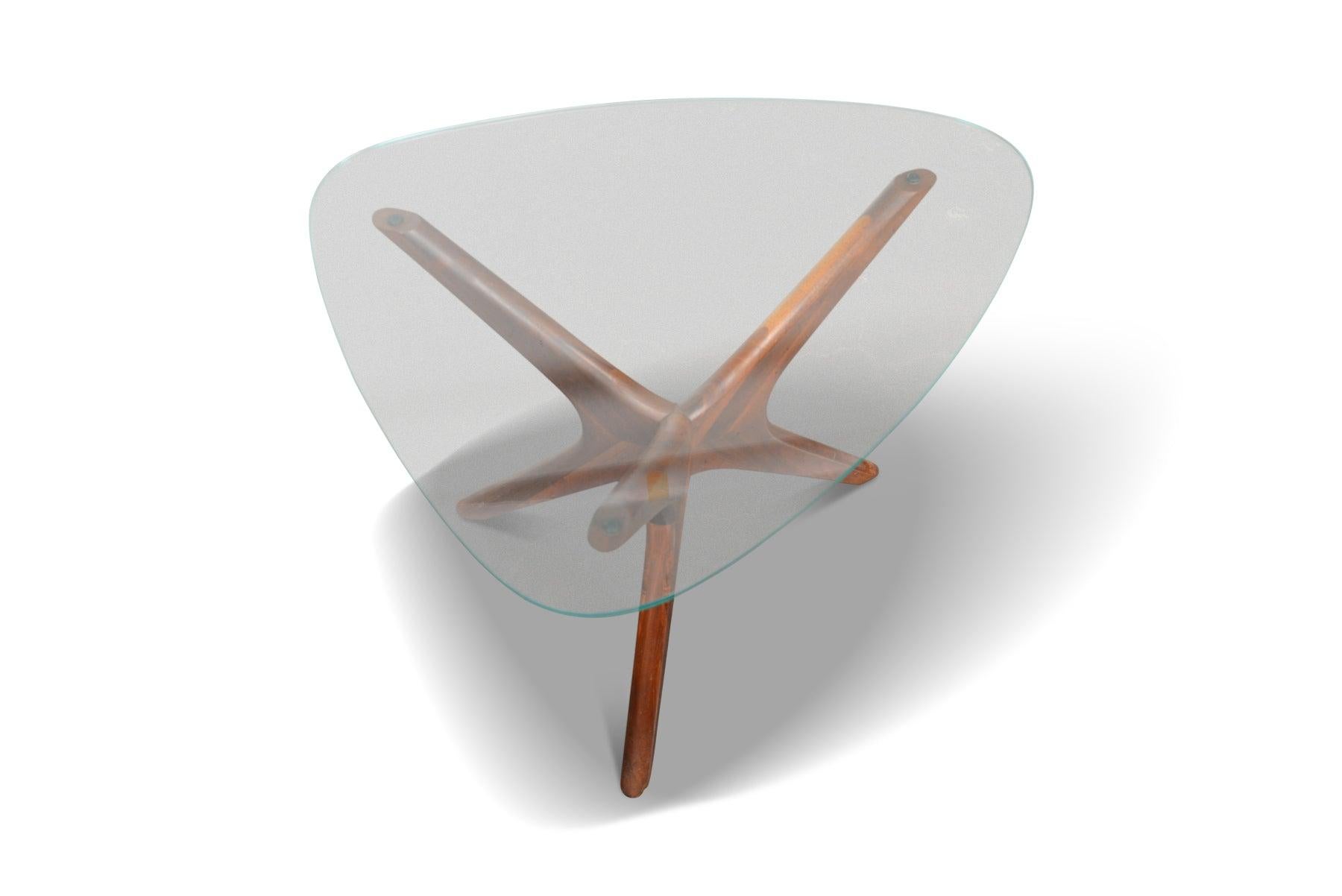 Mid-Century Modern Adrian Pearsall Triangular Jax Side Table