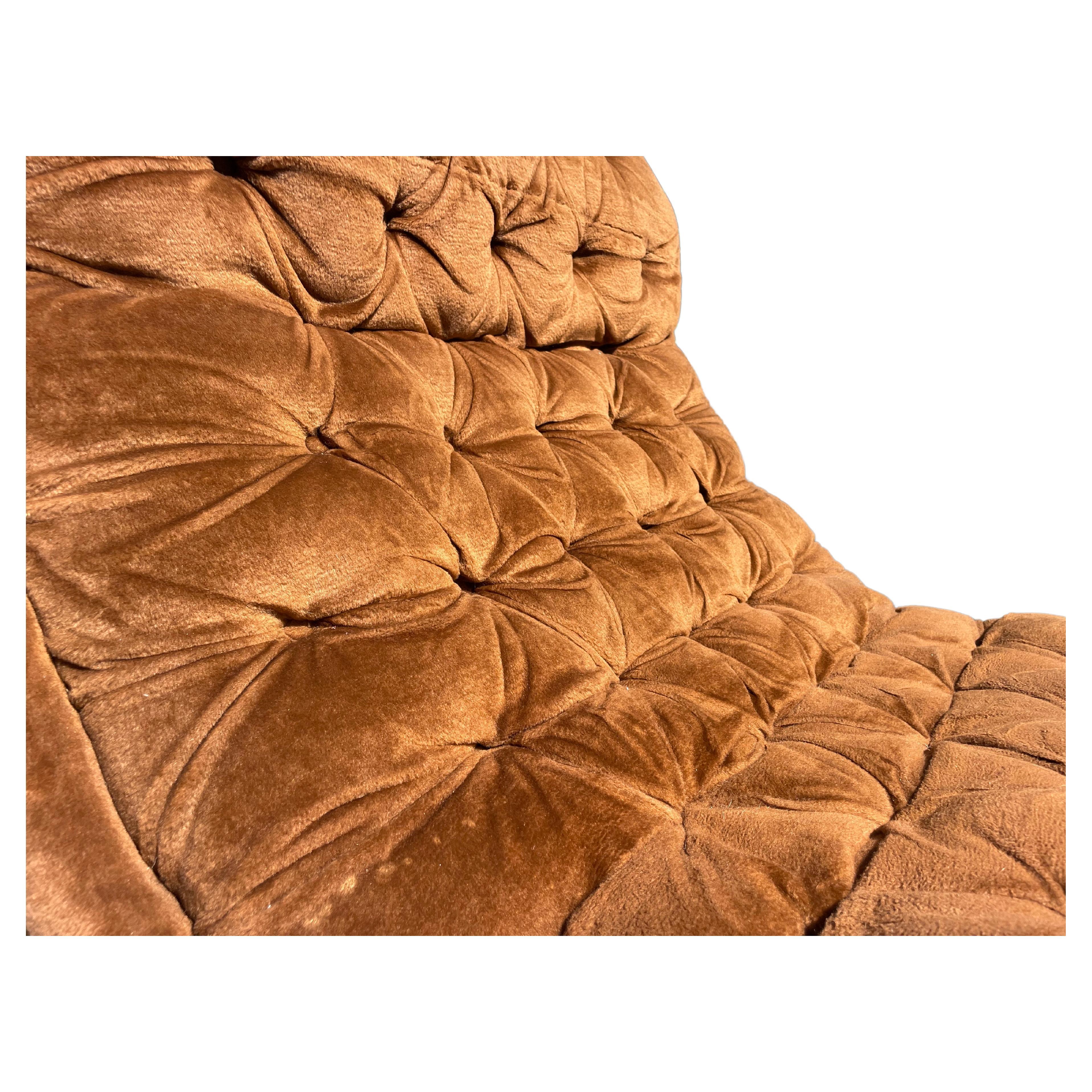 Adrian Pearsall Tufted Velvet Wave Chaise Lounge Chair 3