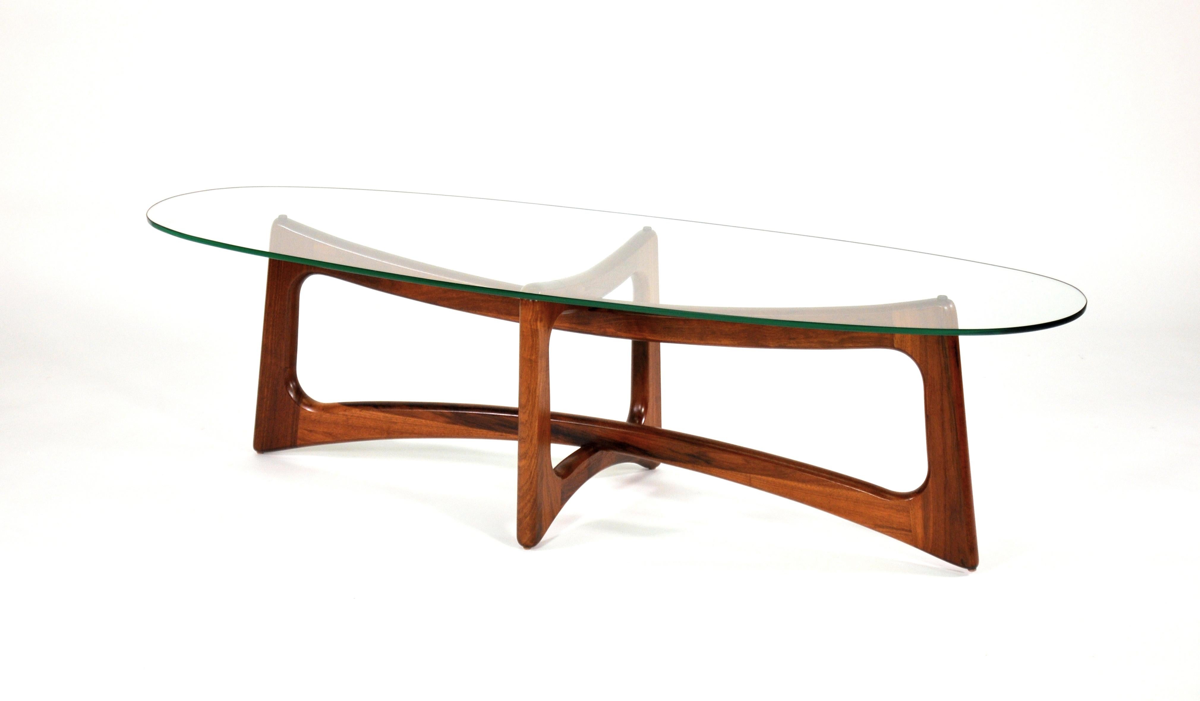 Adrian Pearsall Walnut Coffee Table by Craft Associates, Model 2454-TGO 7