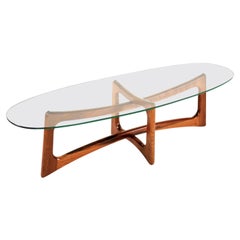 Adrian Pearsall Walnut Coffee Table by Craft Associates, Model 2454-TGO
