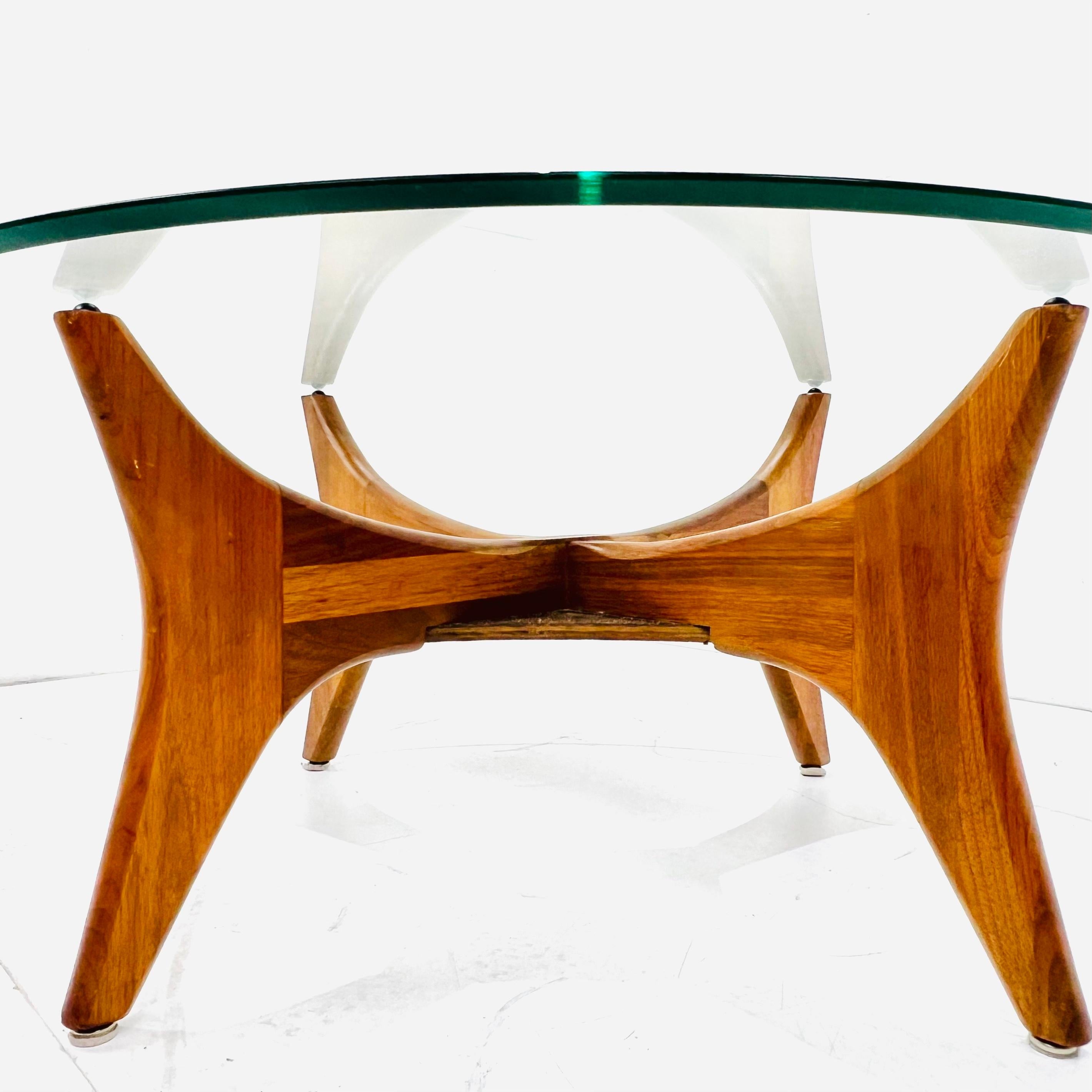 Adrian Pearsall Walnut Coffee Table For Sale 4