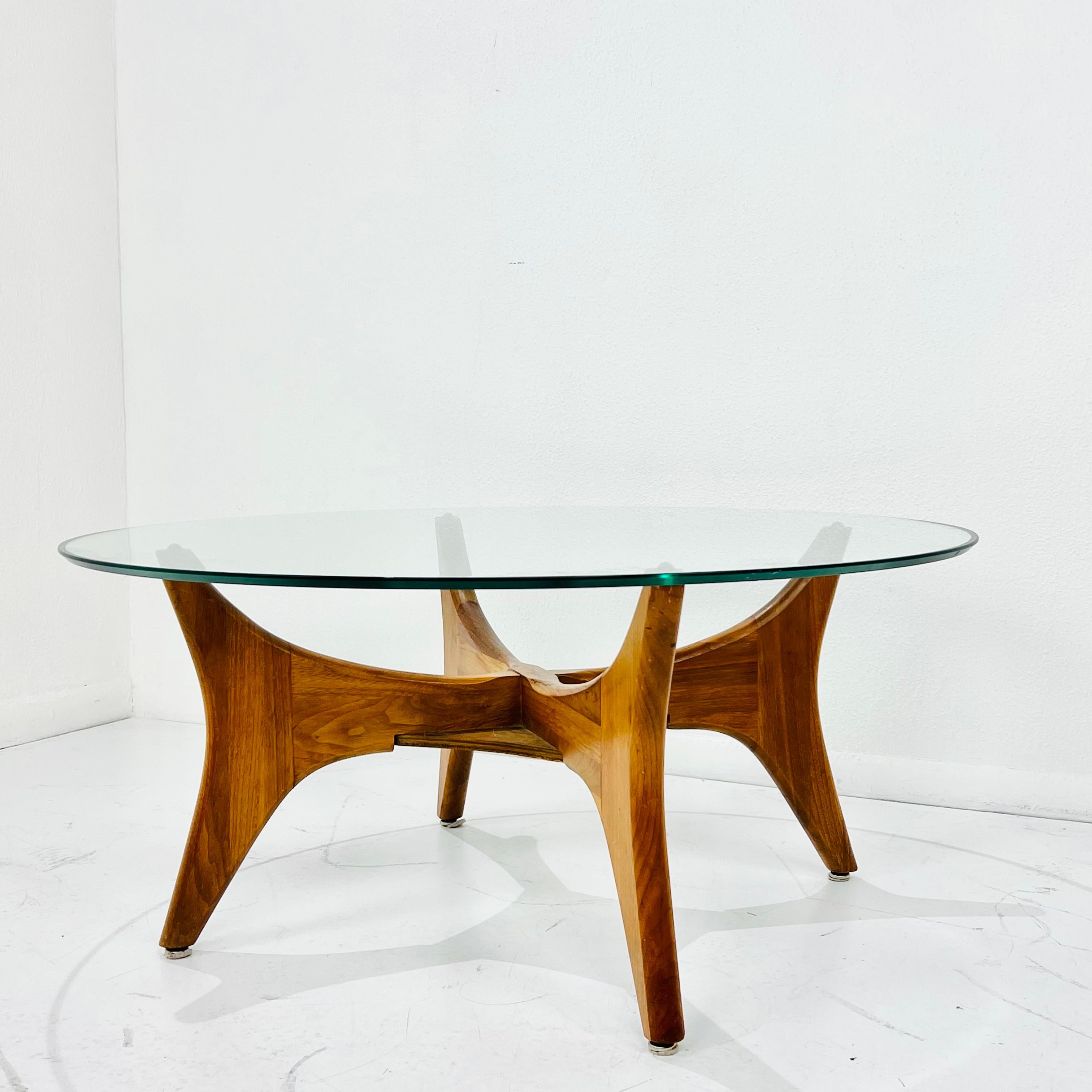 Mid-Century Modern Adrian Pearsall Walnut Coffee Table For Sale