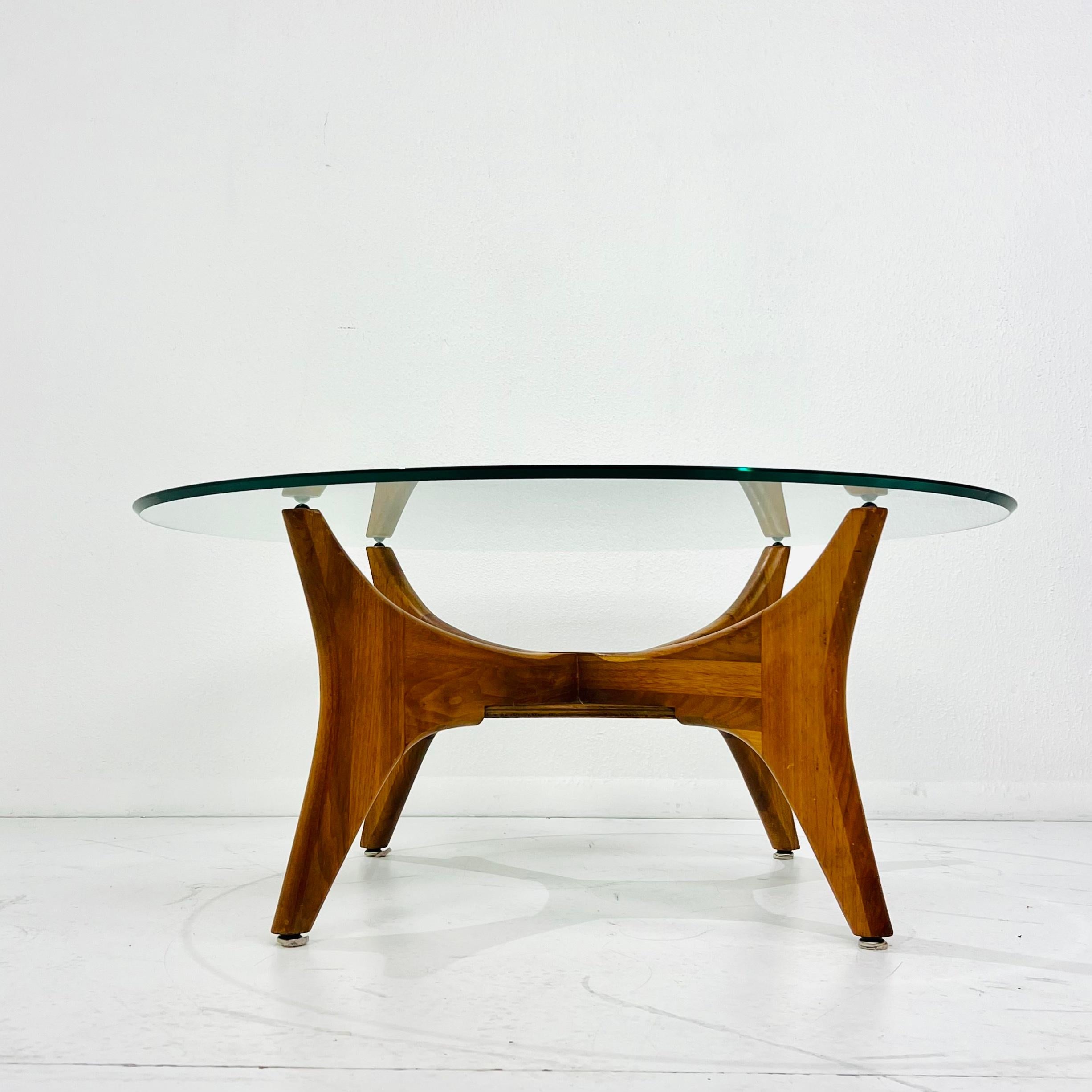 North American Adrian Pearsall Walnut Coffee Table For Sale