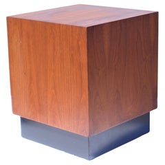 Adrian Pearsall Walnut Floating Cube Table
