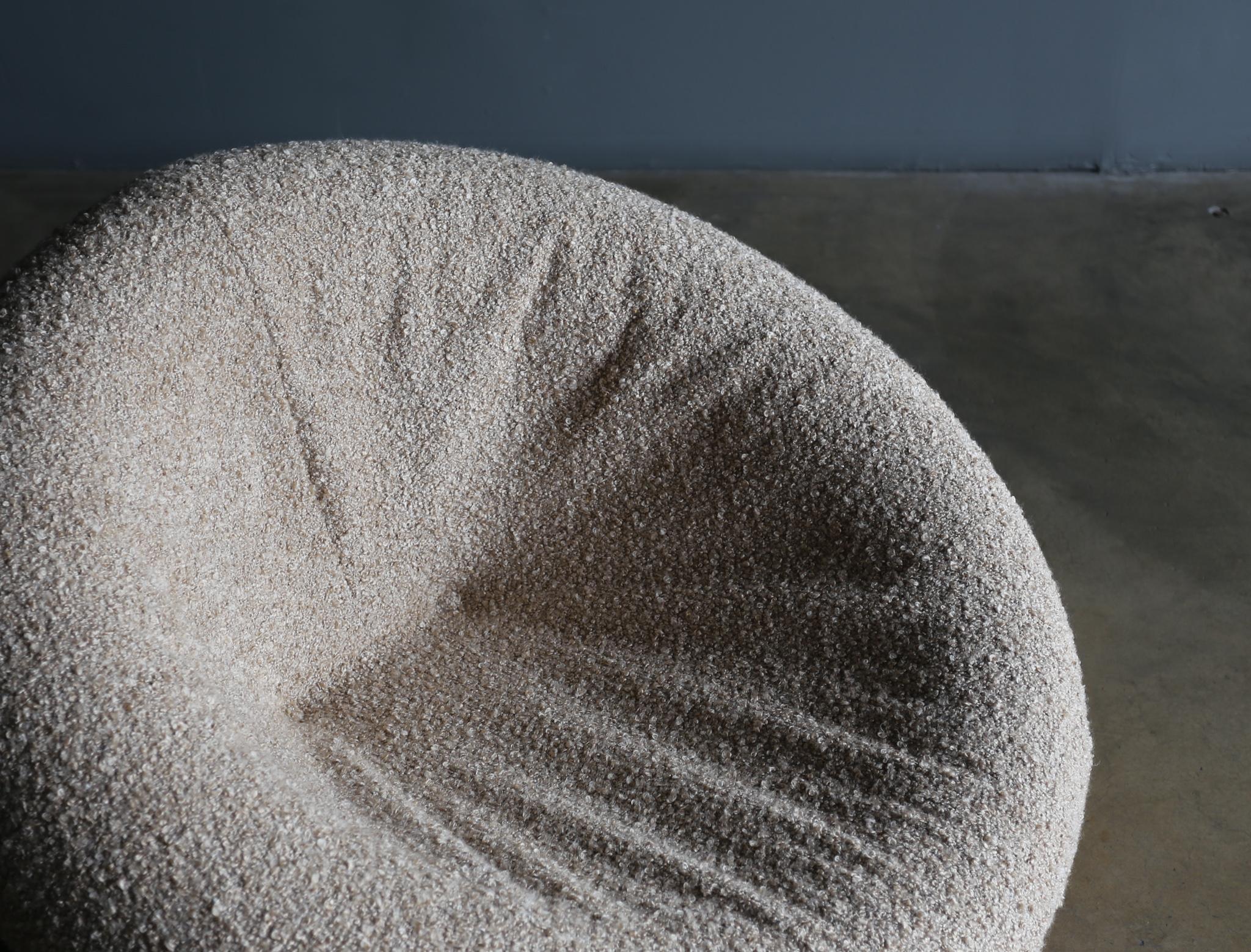 20th Century Adrian Pearsall Walnut Drum Chair for Craft Associates, circa 1970