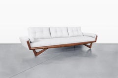 Sofá "Góndola" de nogal Adrian Pearsall para Craft Associates