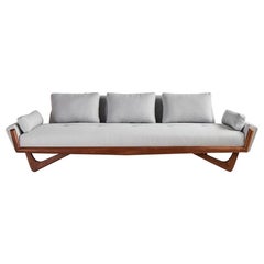 Adrian Pearsall Walnut Gondola Sofa