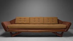Adrian Pearsall Walnut Sofa, circa 1960
