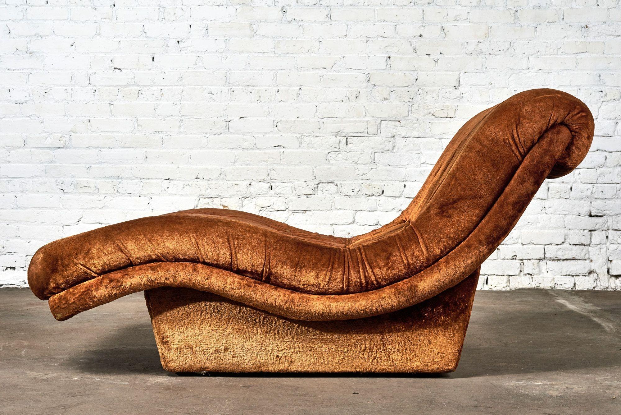 Adrian Pearsall Wave Chaise Lounge, 1970 1