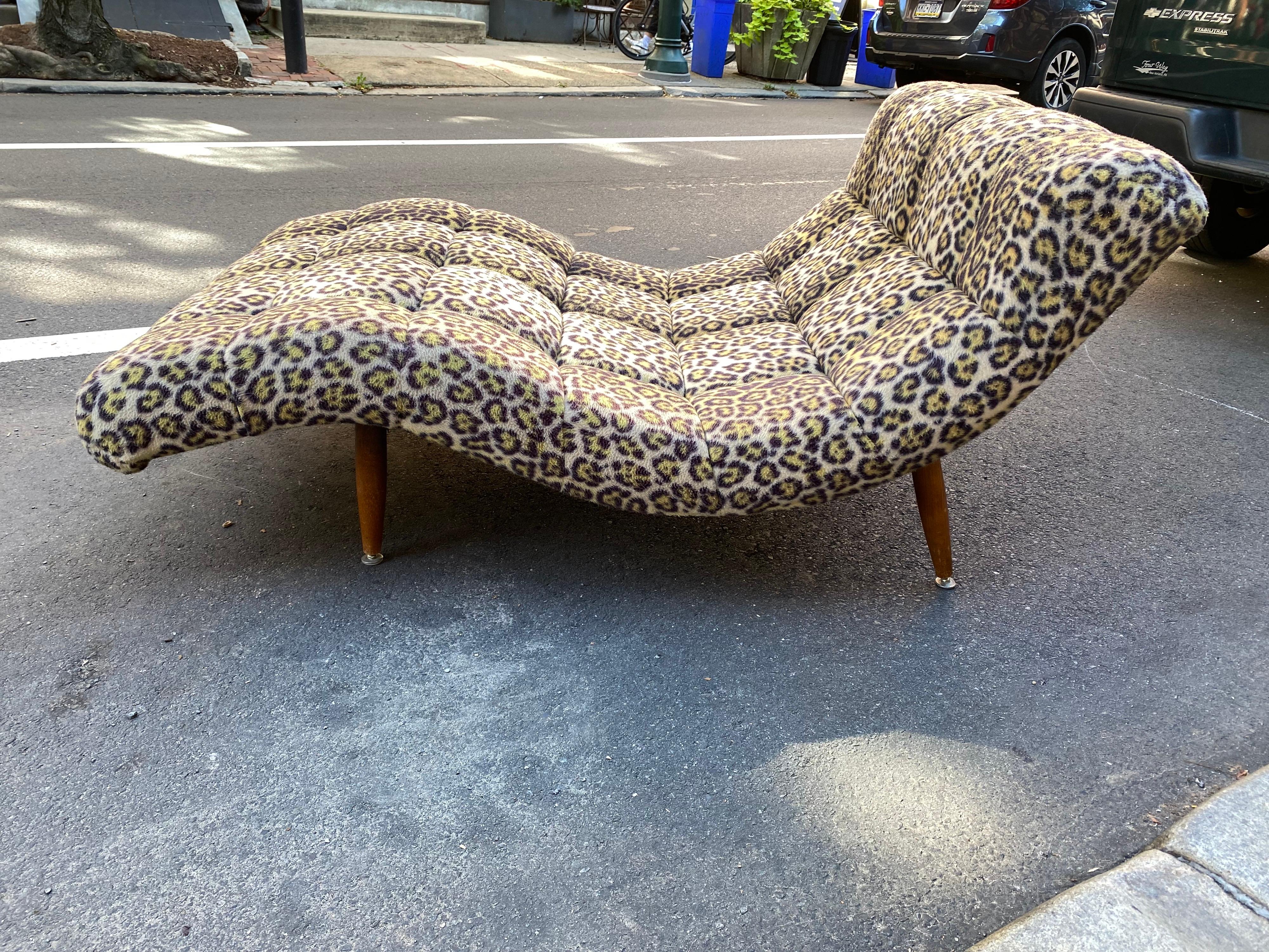 Mid-Century Modern Adrian Pearsall Wave Chaise Lounge for Craft Associates