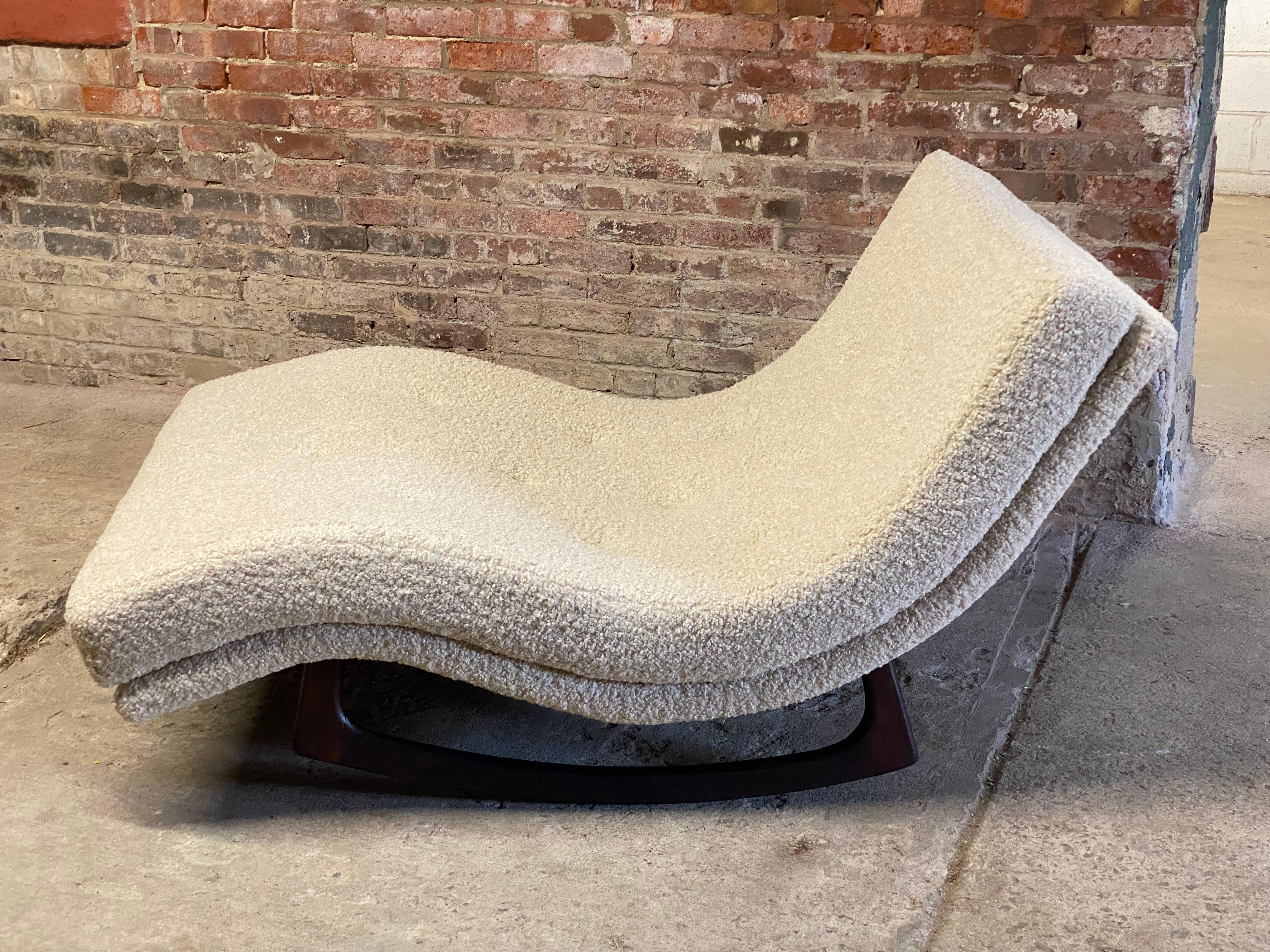 Adrian Pearsall Wave Chaise Rocker Lounge 1
