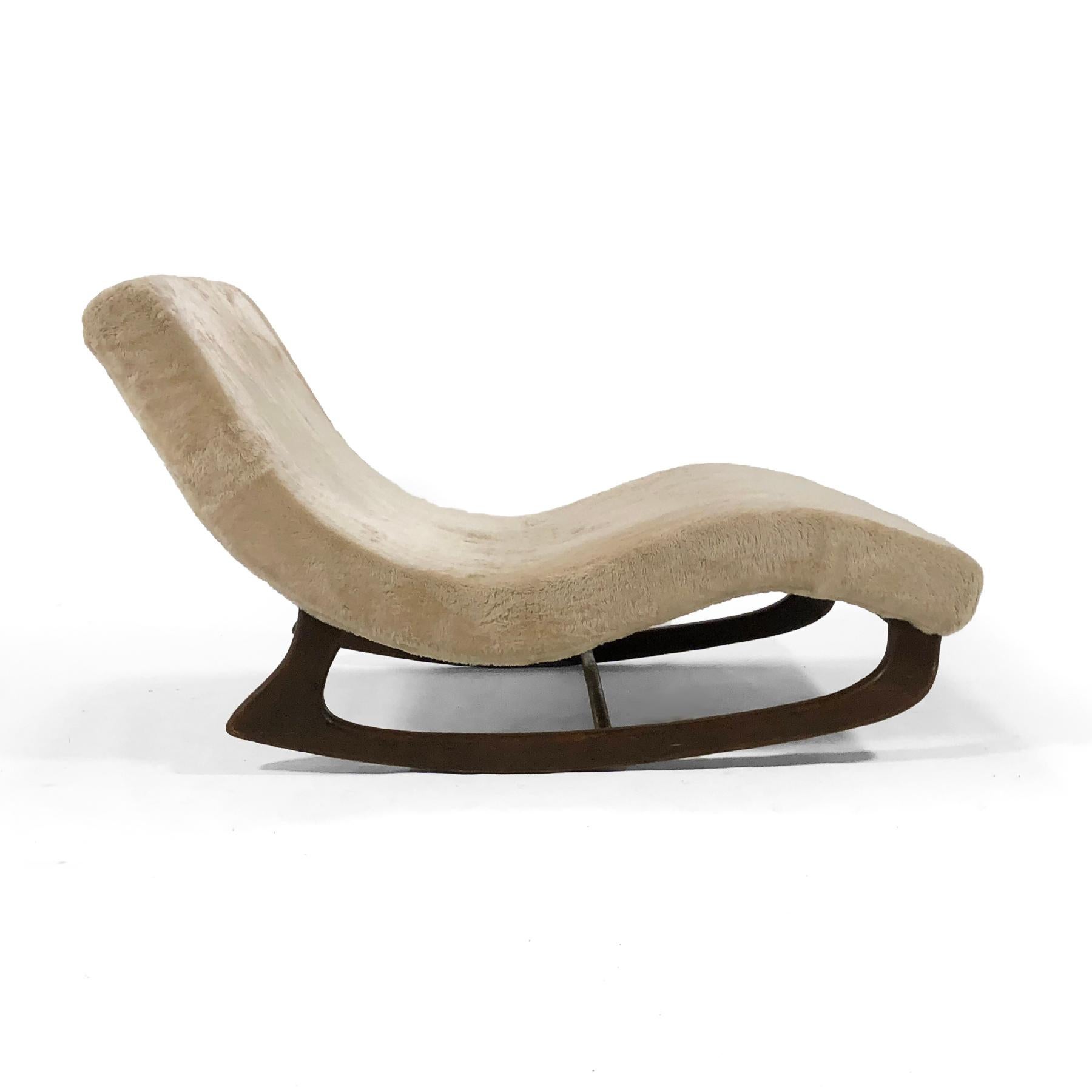 Mid-20th Century Adrian Pearsall Wave Form Rocking Lounge