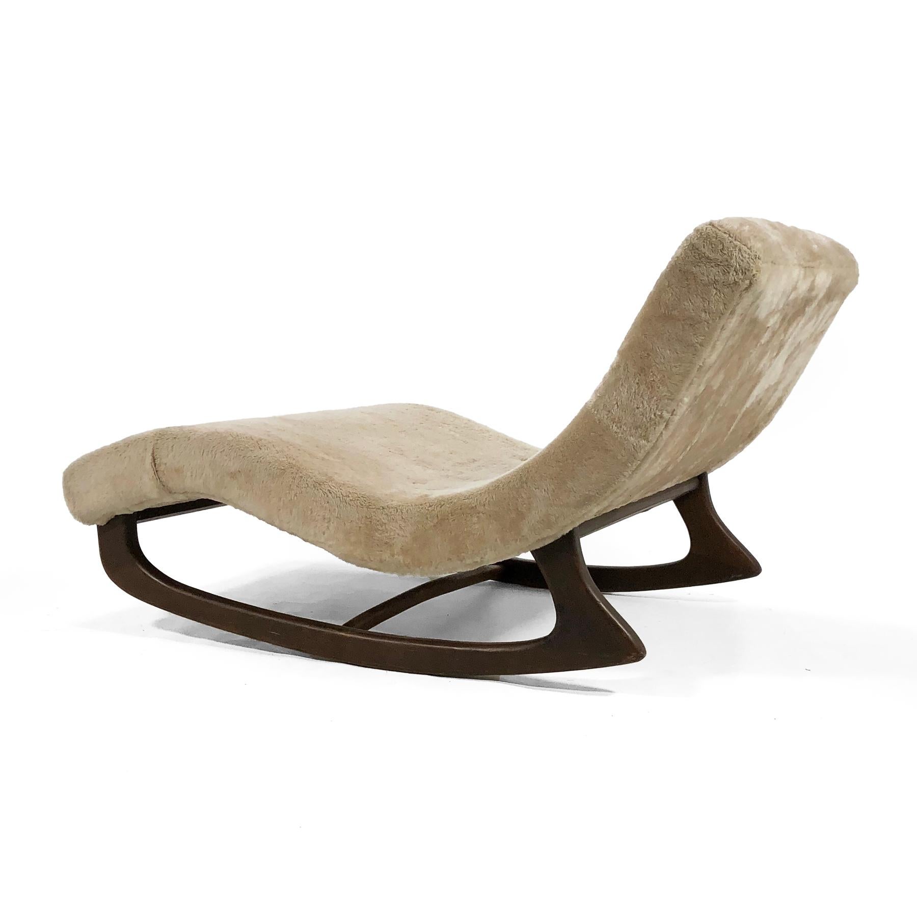 Upholstery Adrian Pearsall Wave Form Rocking Lounge